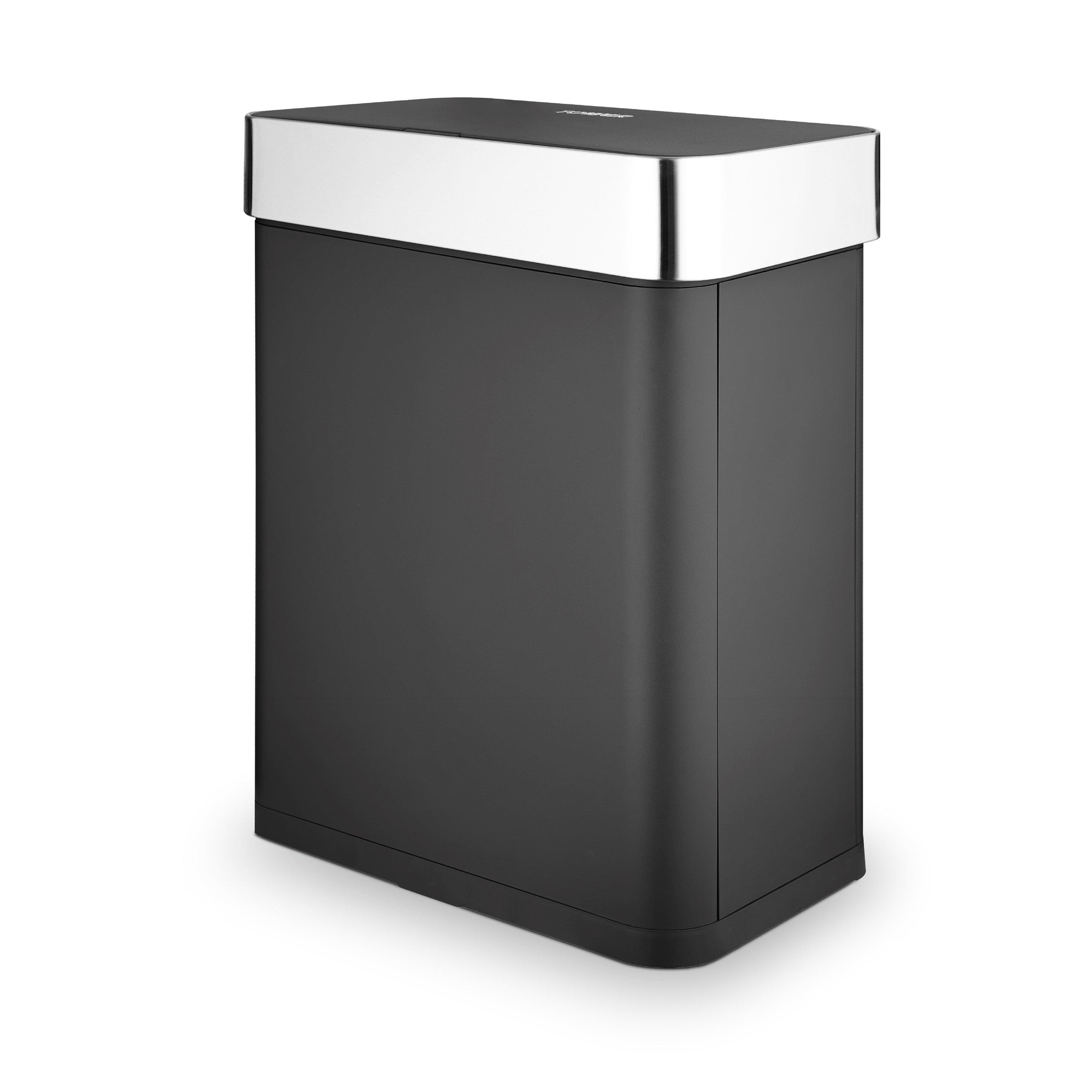 Tower 60L Compact Sensor Bin Black