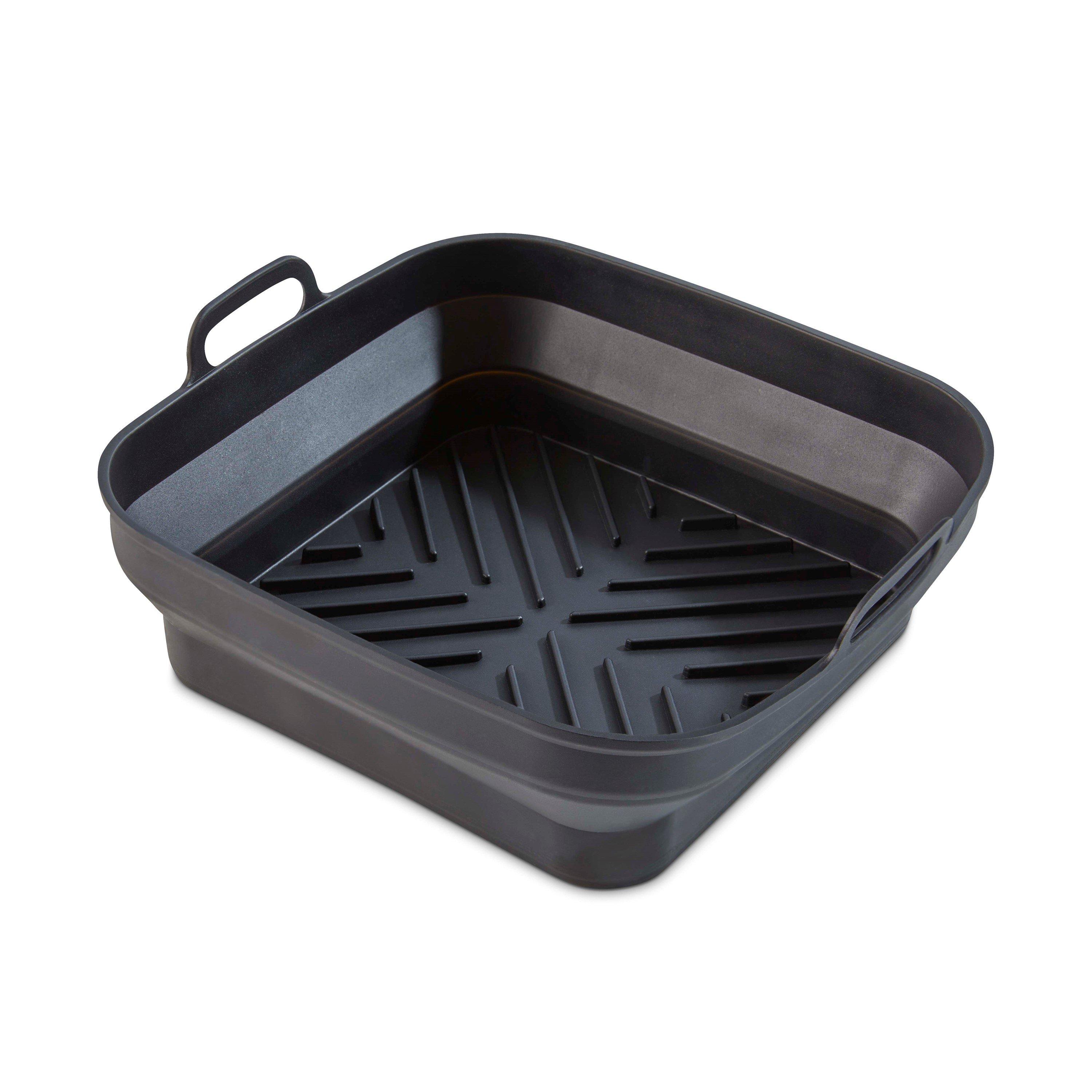 Black - Tower - 2 x Square Foldable Trays - 1