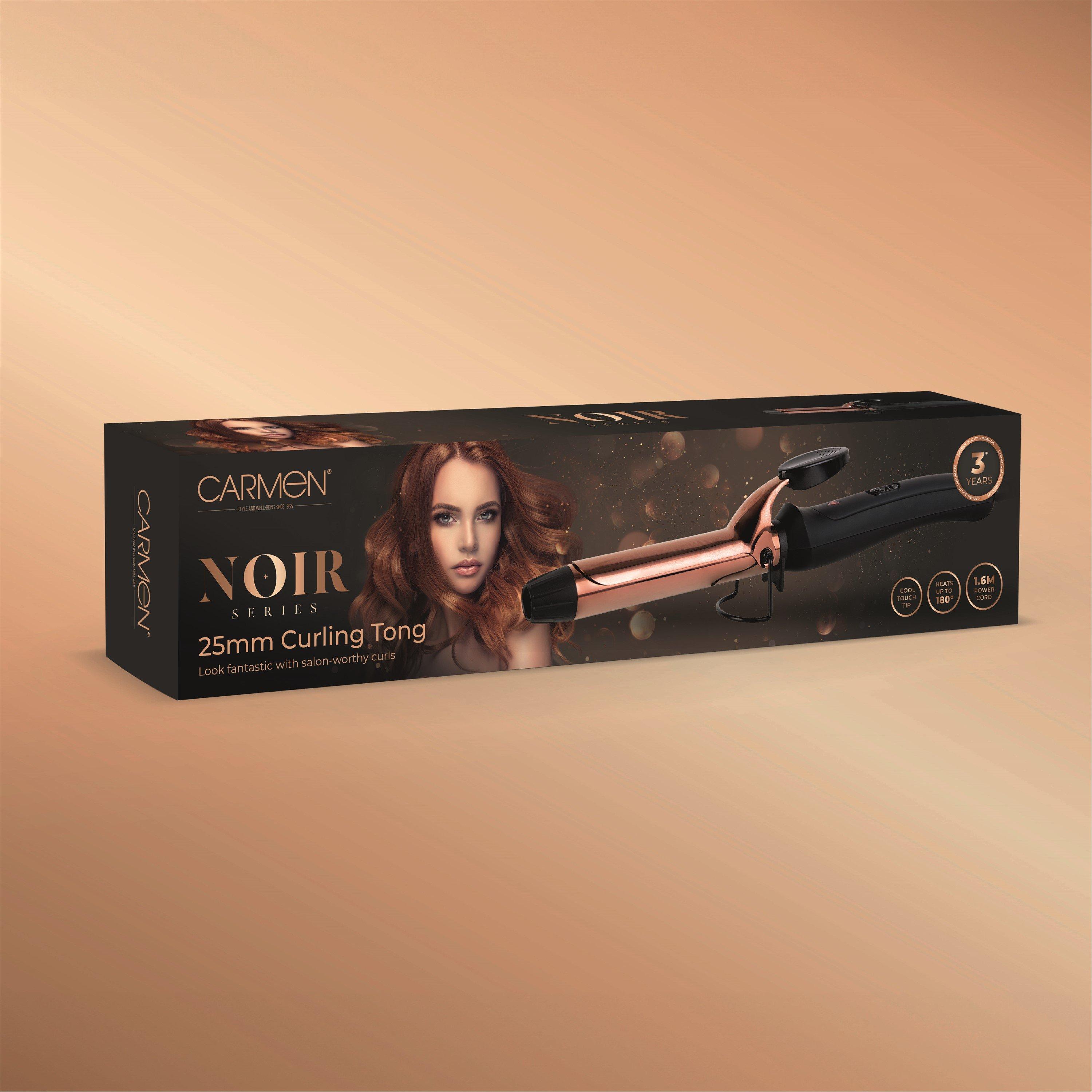 Black - Carmen - Noir II 25mm Curling Tong - 9