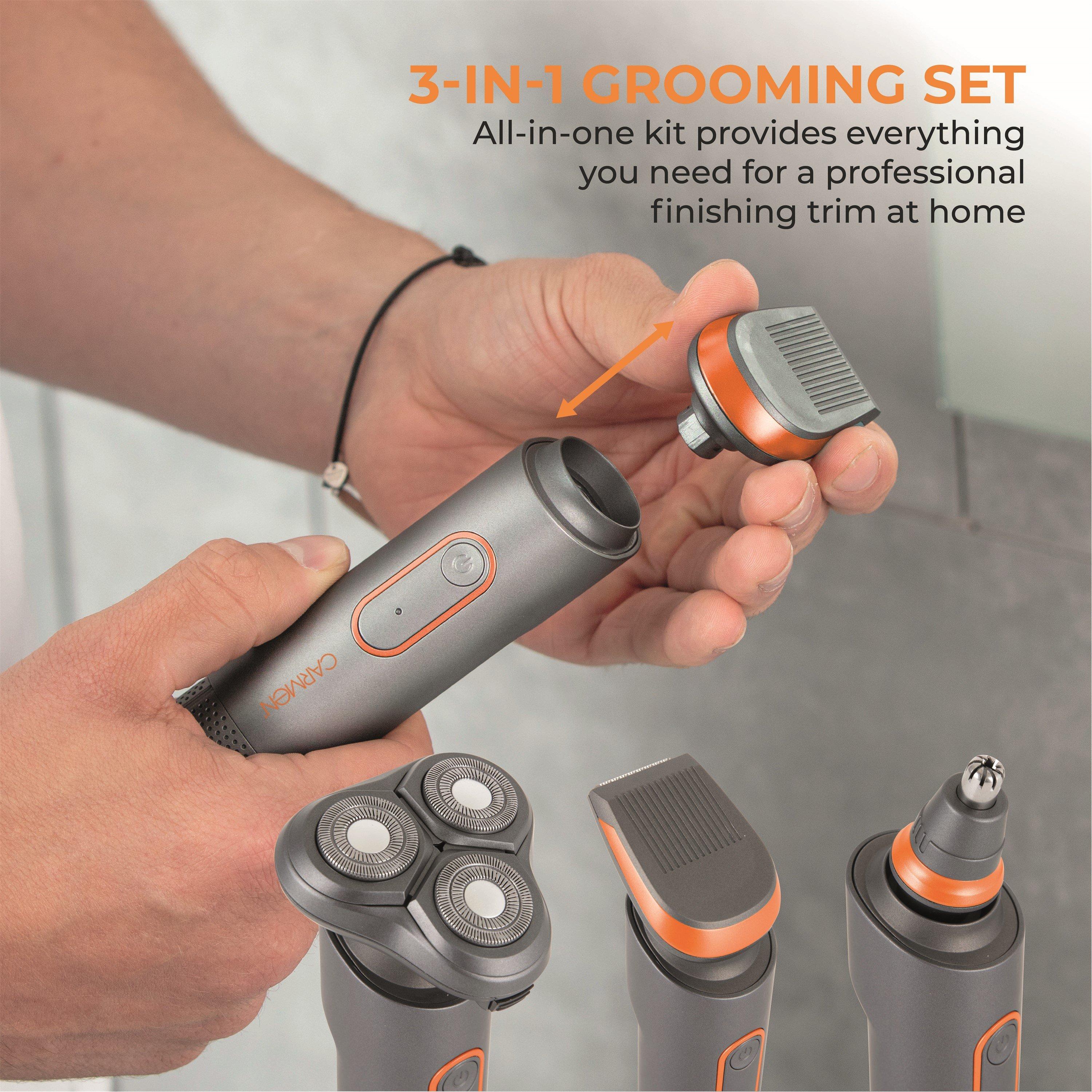 Titanium - Carmen - Titan Shaver Set Titanium and Orange - 3