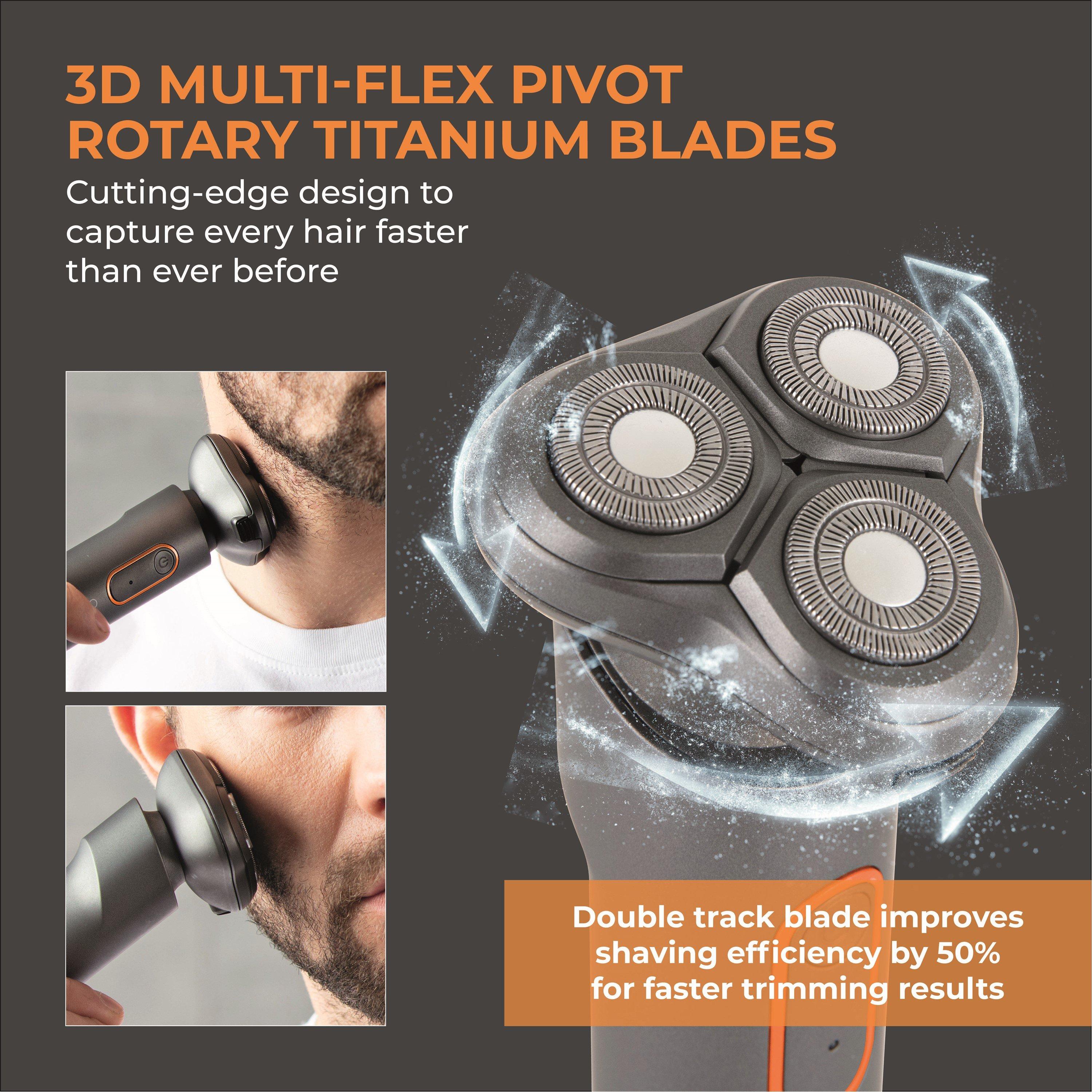 Titanium - Carmen - Titan Shaver Set Titanium and Orange - 4