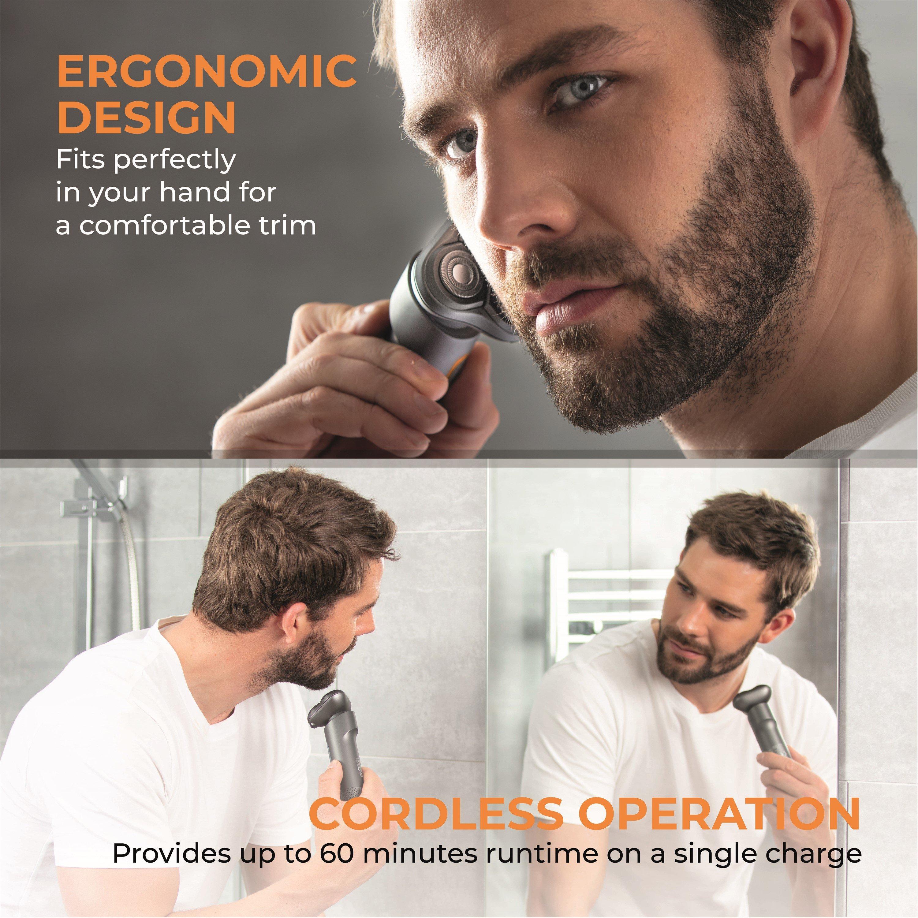 Titanium - Carmen - Titan Shaver Set Titanium and Orange - 6