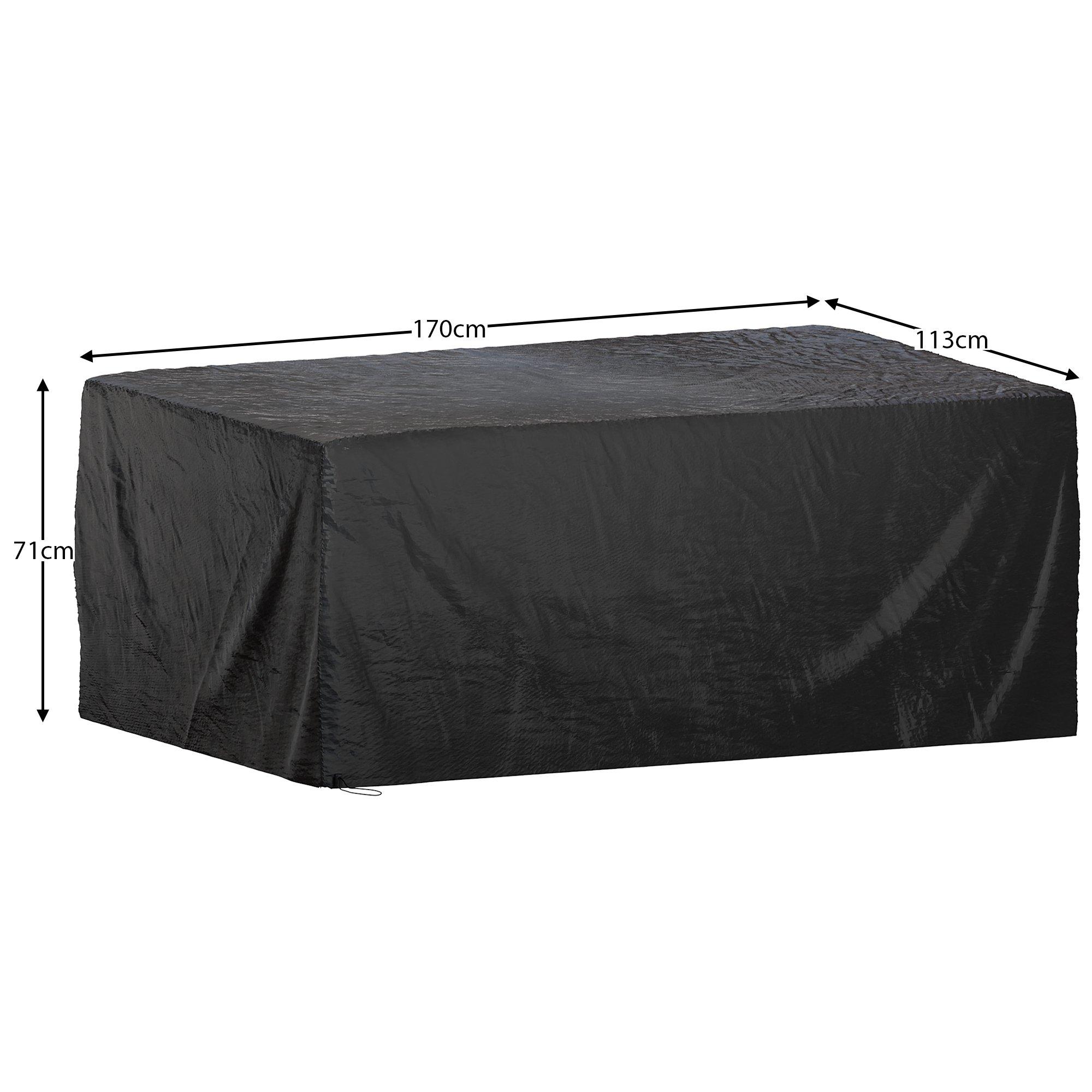 Black - Lassic - Garden Vida Cuba 10 Seater Rattan Set + Cover - 10