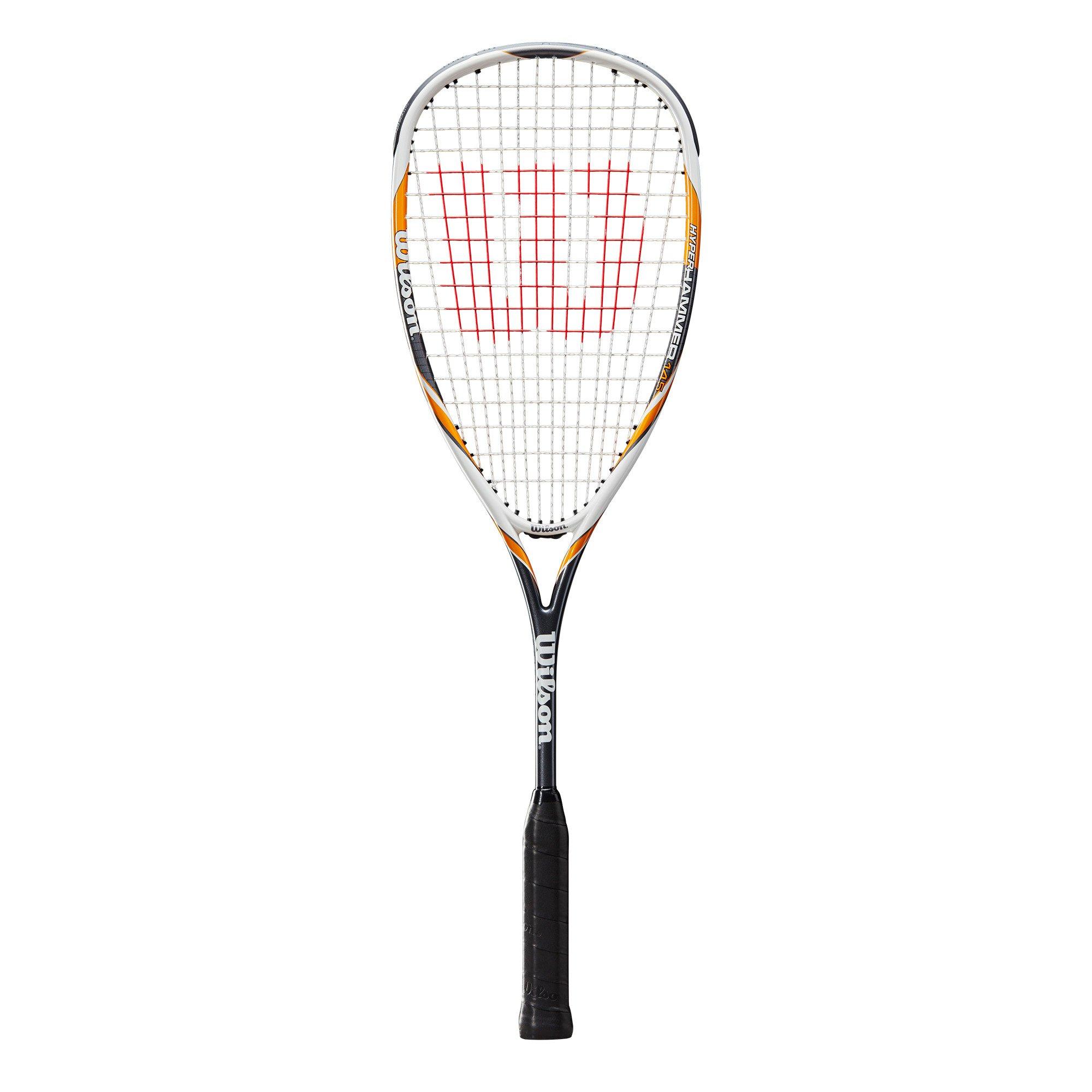Black/Mango - Wilson - Hyper Hammer Squash Rackets - 1