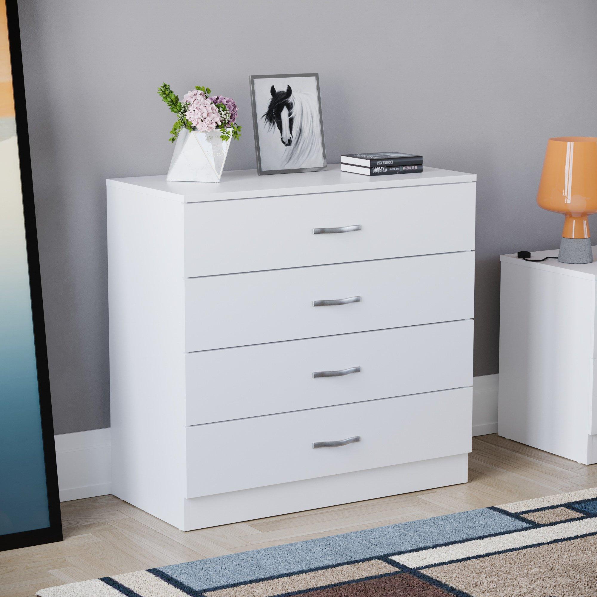 White - Lassic - Vida Designs Riano 3 Piece Bedroom Set - 4