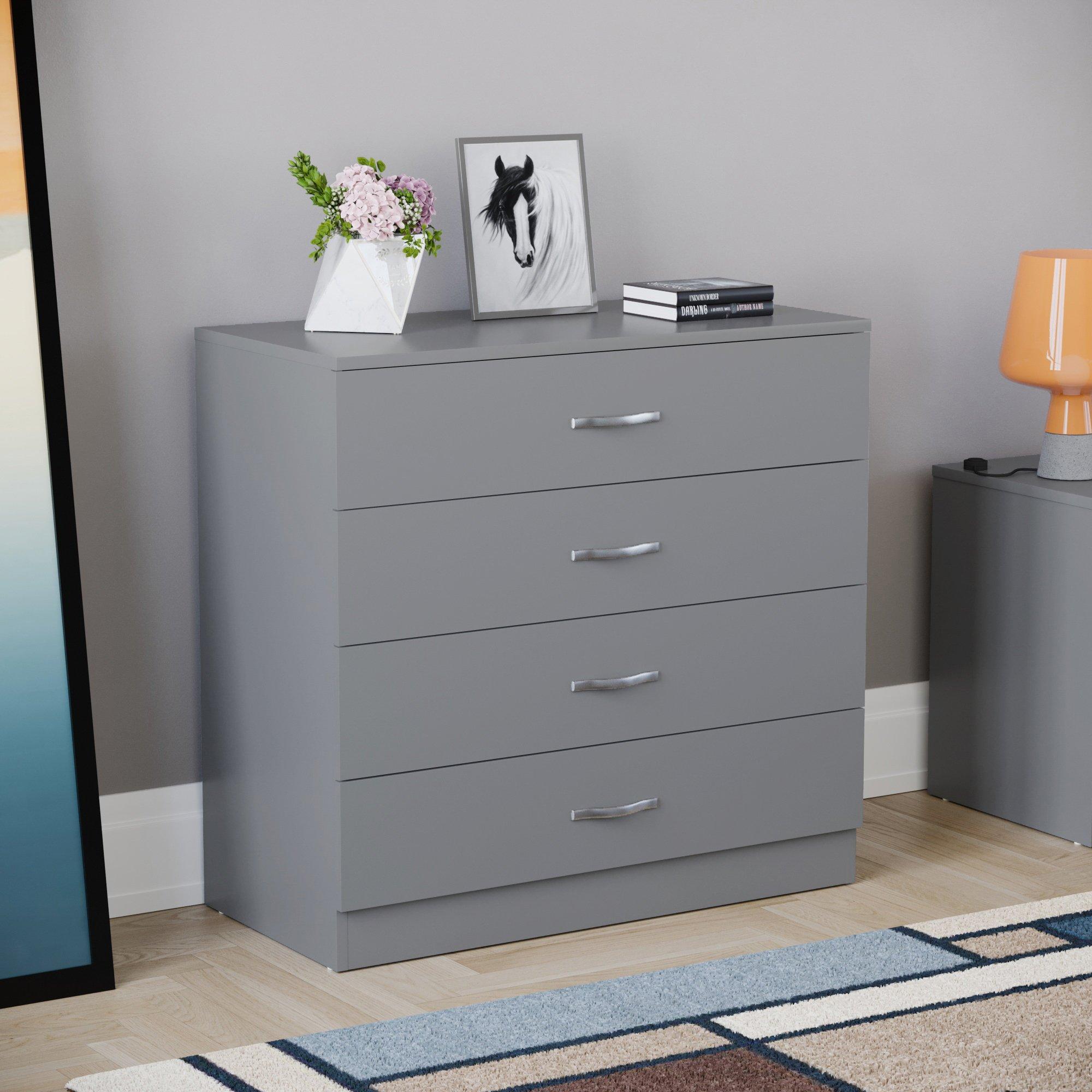 Grey - Lassic - Vida Designs Riano 3 Piece Bedroom Set - 4