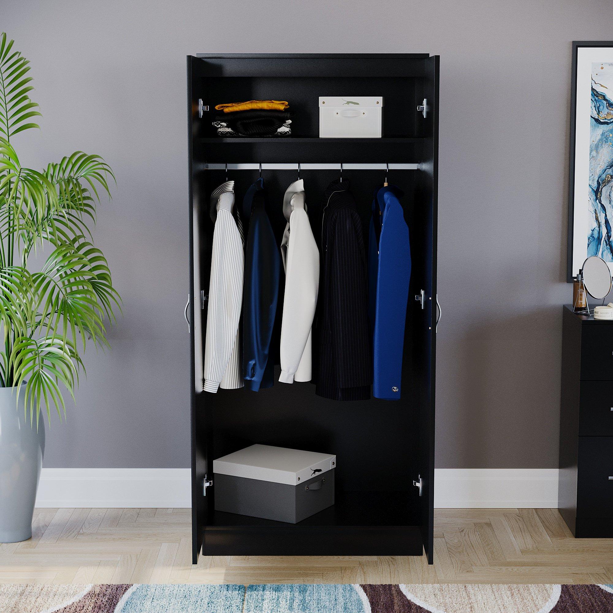 Black - Lassic - Vida Designs Riano 3 Piece Bedroom Set - 8