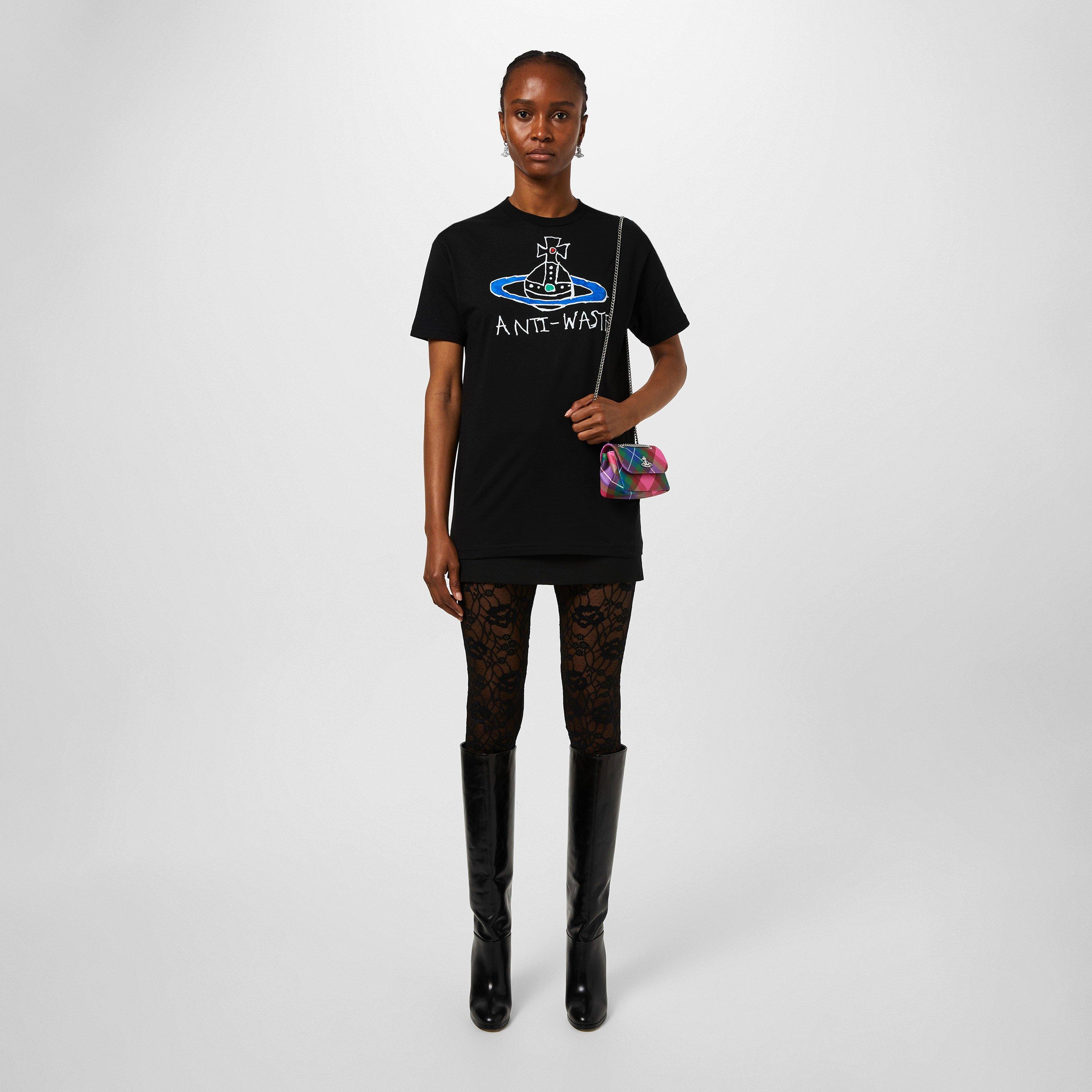 Pink/Grey - Vivienne Westwood - Small Chain Handbag - 5