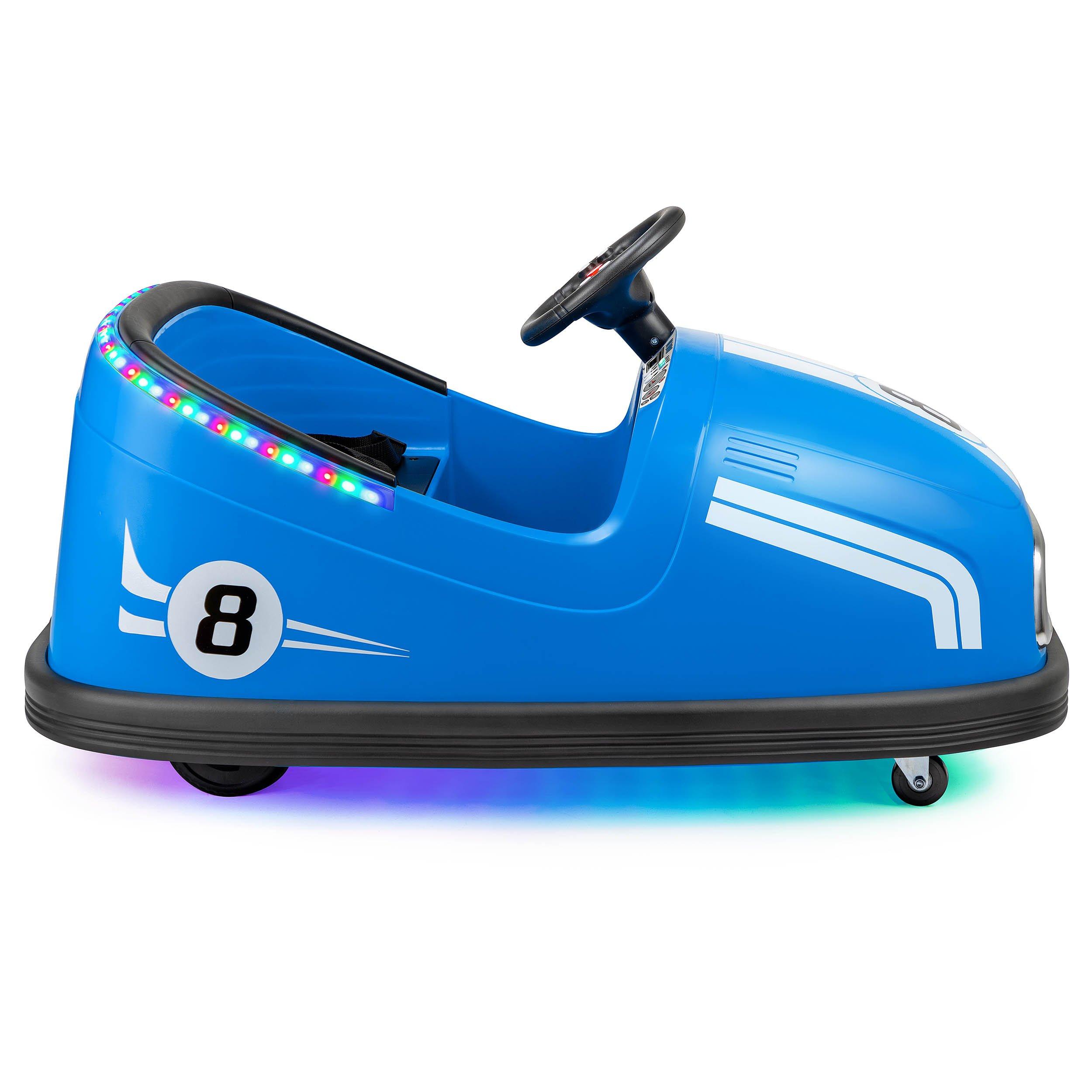 Blue - Xootz - Big Bumper 2 Seater Kids Electric Bumper Car Blue - 2
