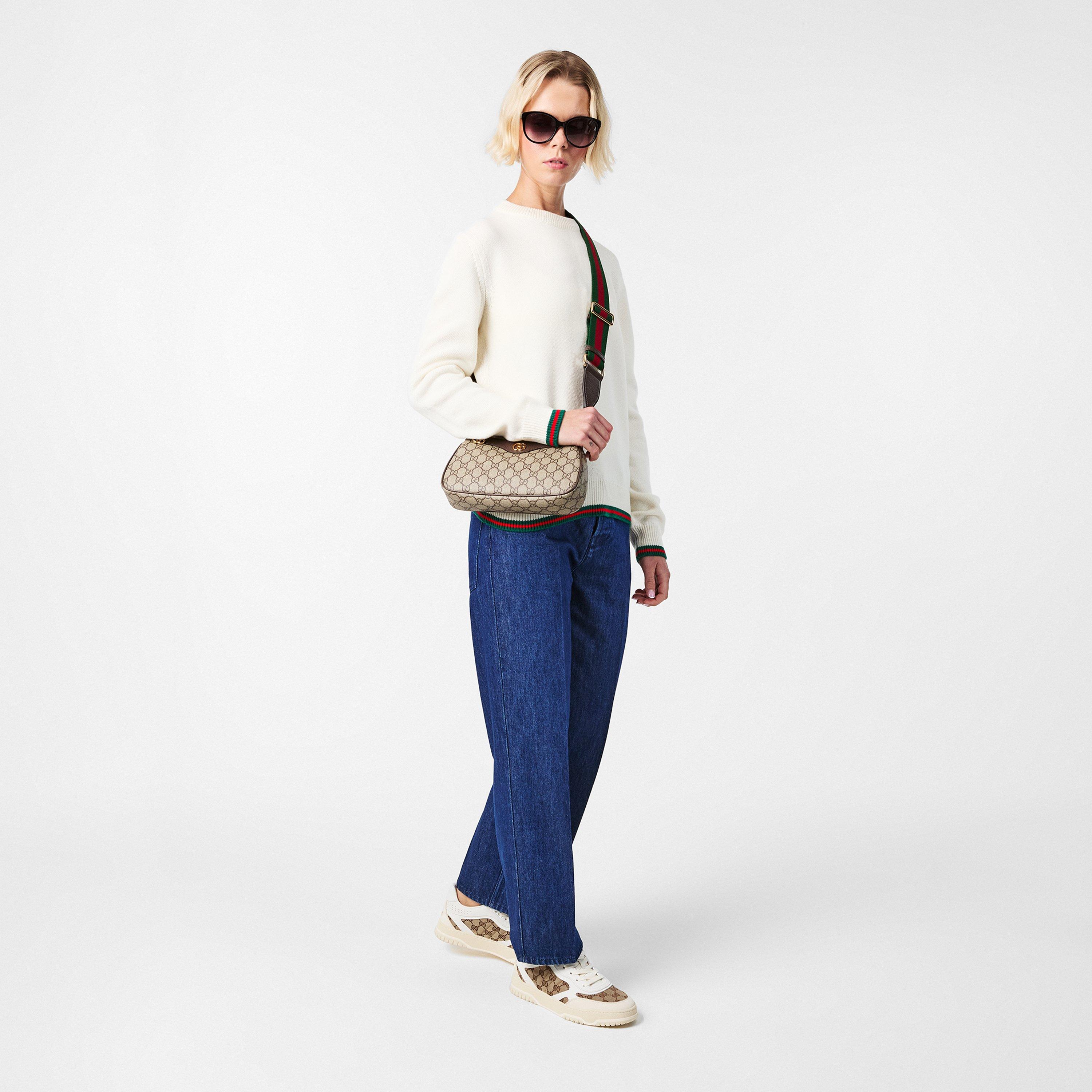 Ebony/Acero - Gucci - Ophidia Small Handbag - 7