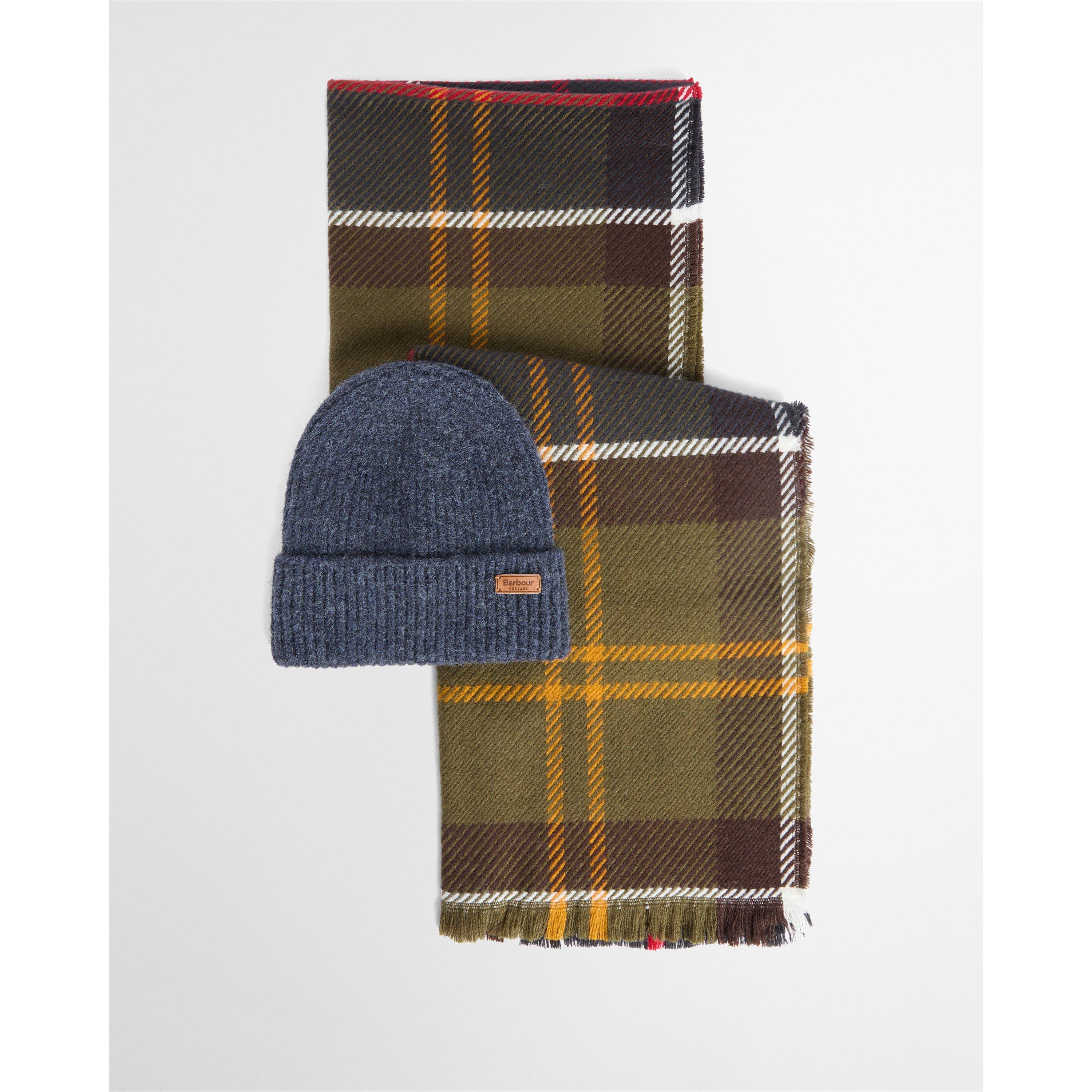 Classic Tartan - Barbour - Pendle Beanie & Blair Scarf Gift Set - 1