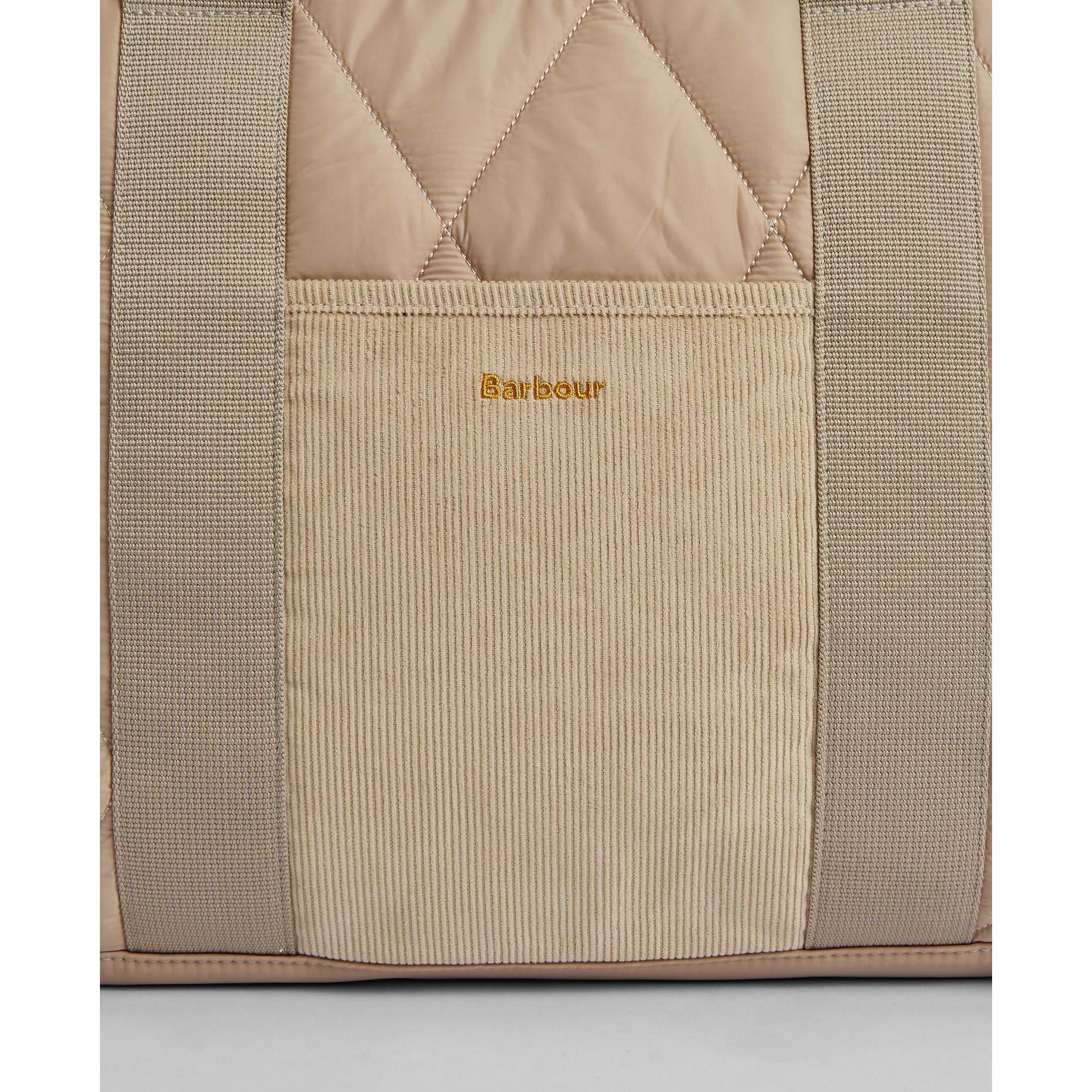 Light Sand - Barbour - Healy Quilted Tote Bag - 5