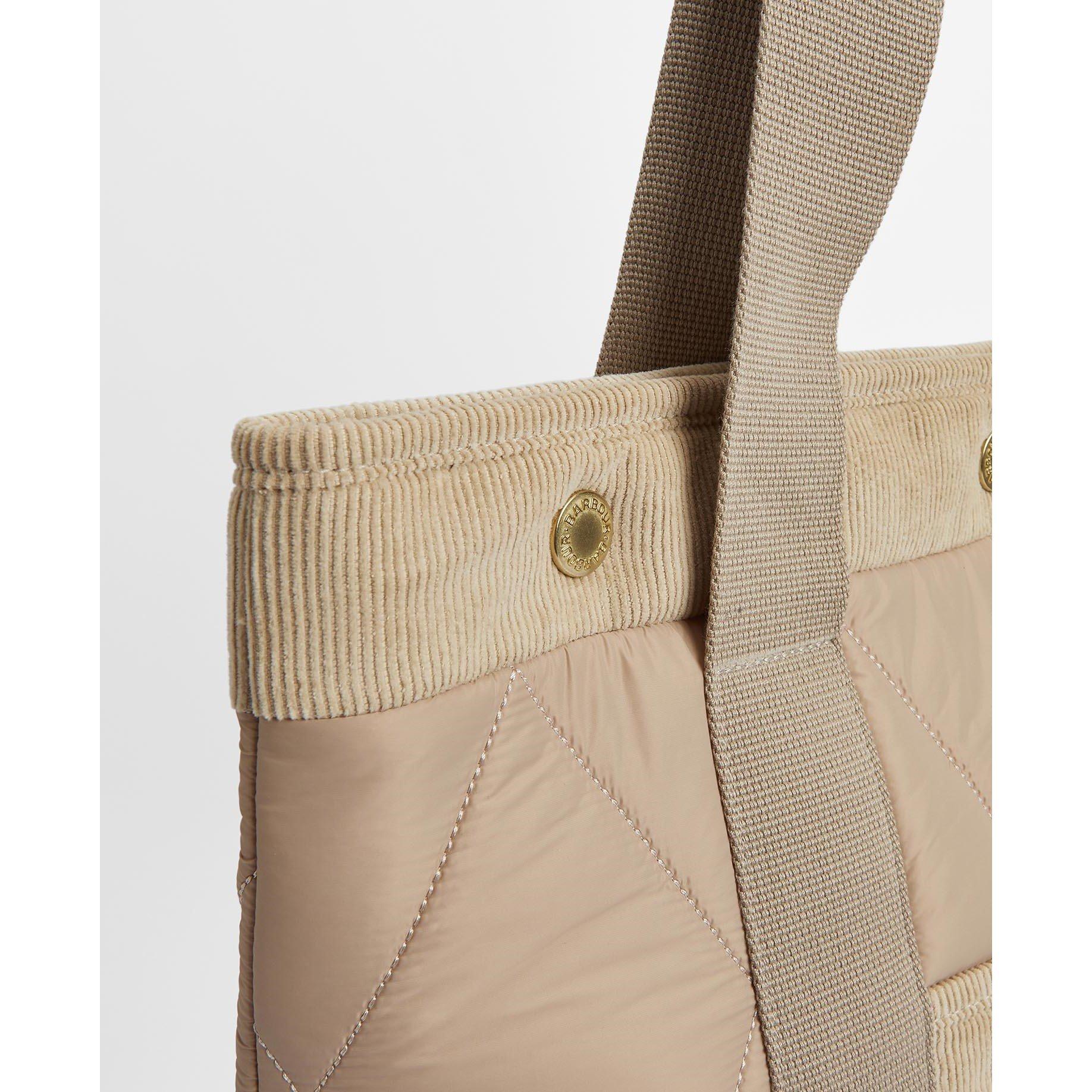 Light Sand - Barbour - Healy Quilted Tote Bag - 6