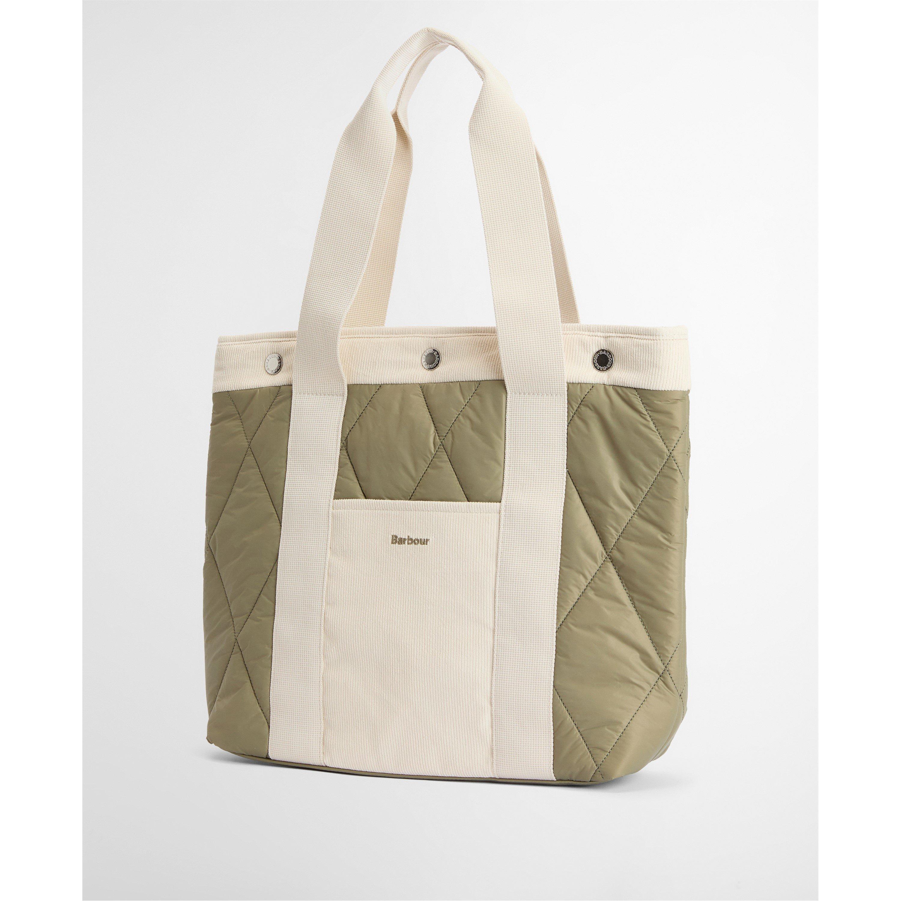 Bleach Olive - Barbour - Healy Quilted Tote Bag - 4