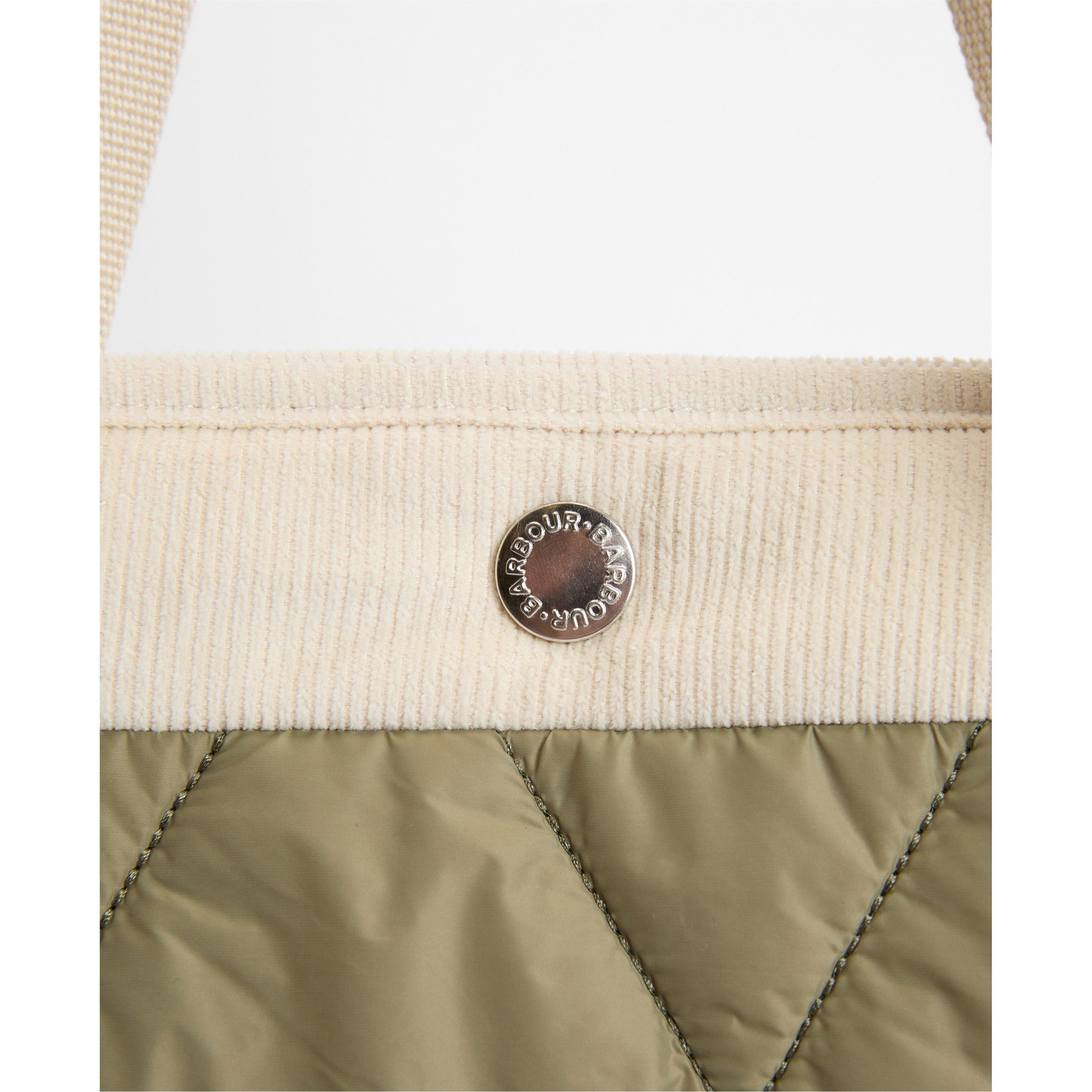 Bleach Olive - Barbour - Healy Quilted Tote Bag - 6