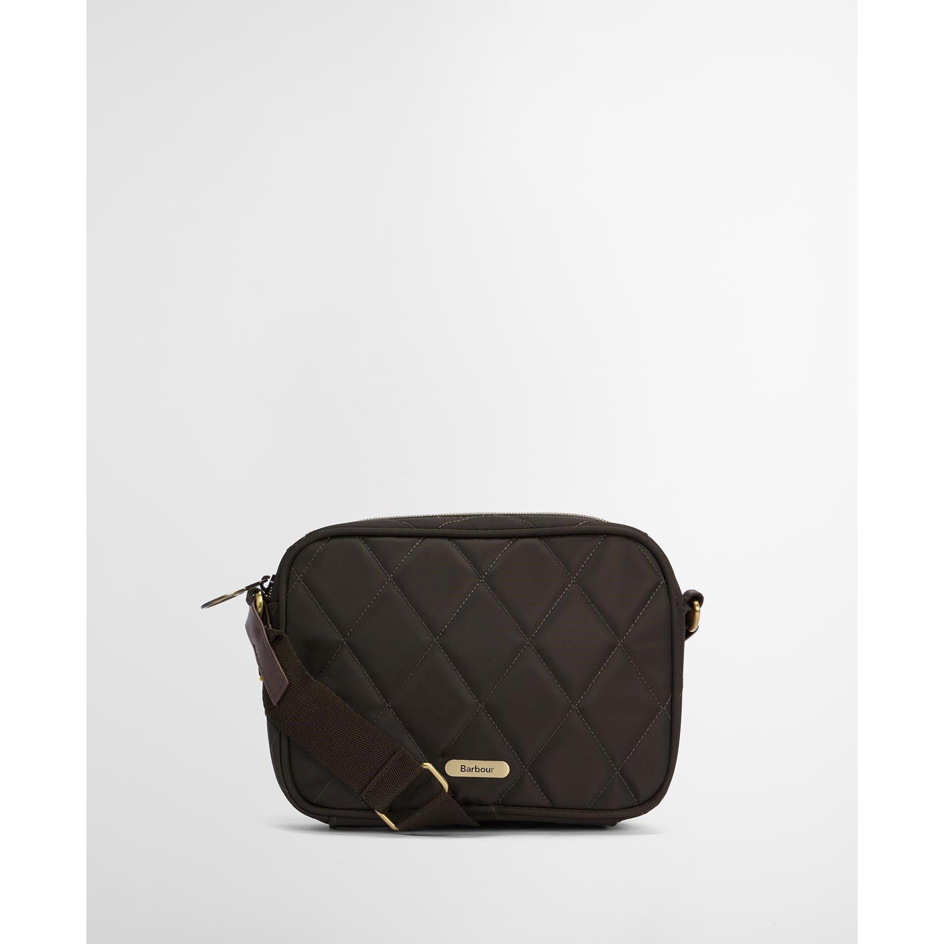 Olive - Barbour - Quilted Crossbody Bag - 1