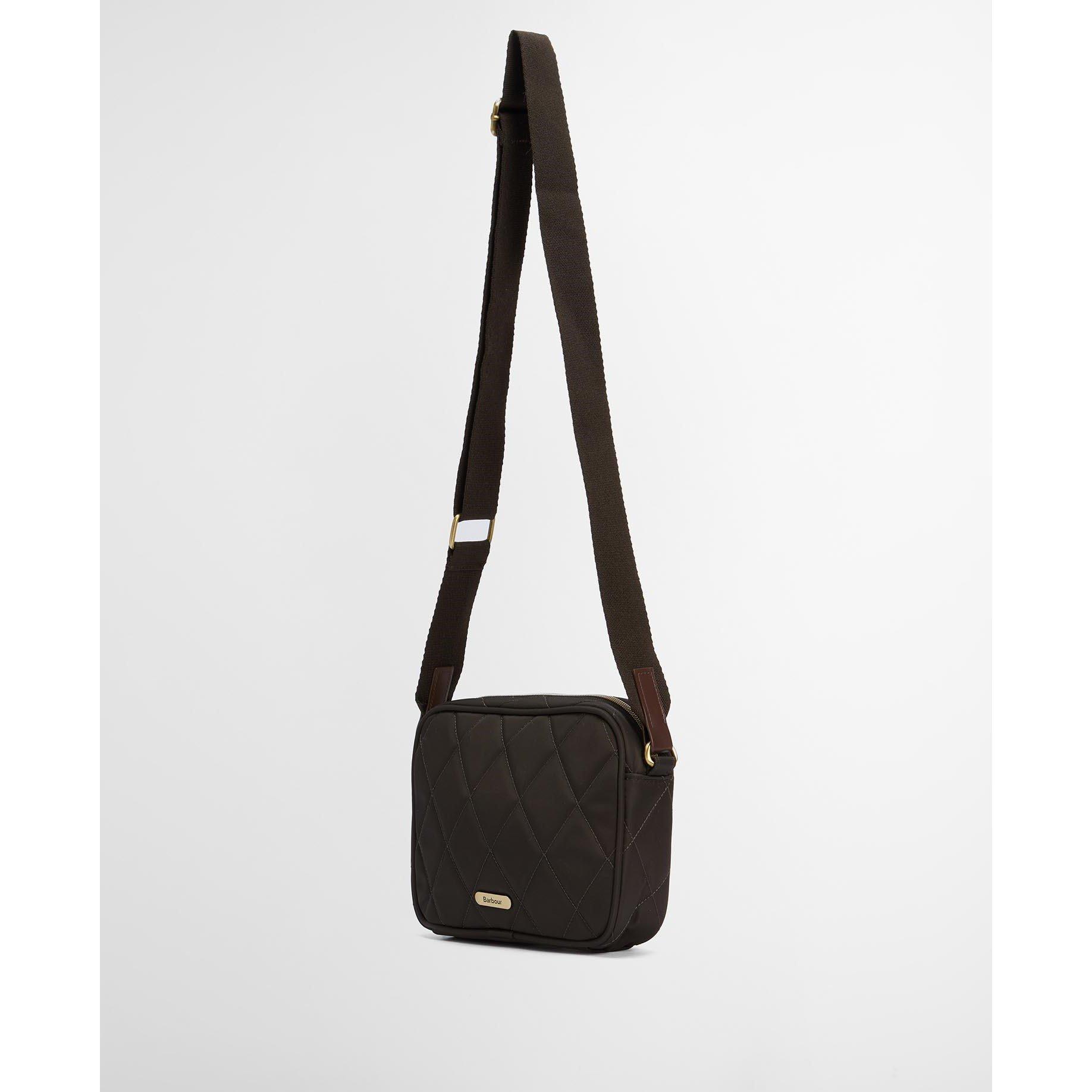 Olive - Barbour - Women's Quilted Crossbody Bag - 9