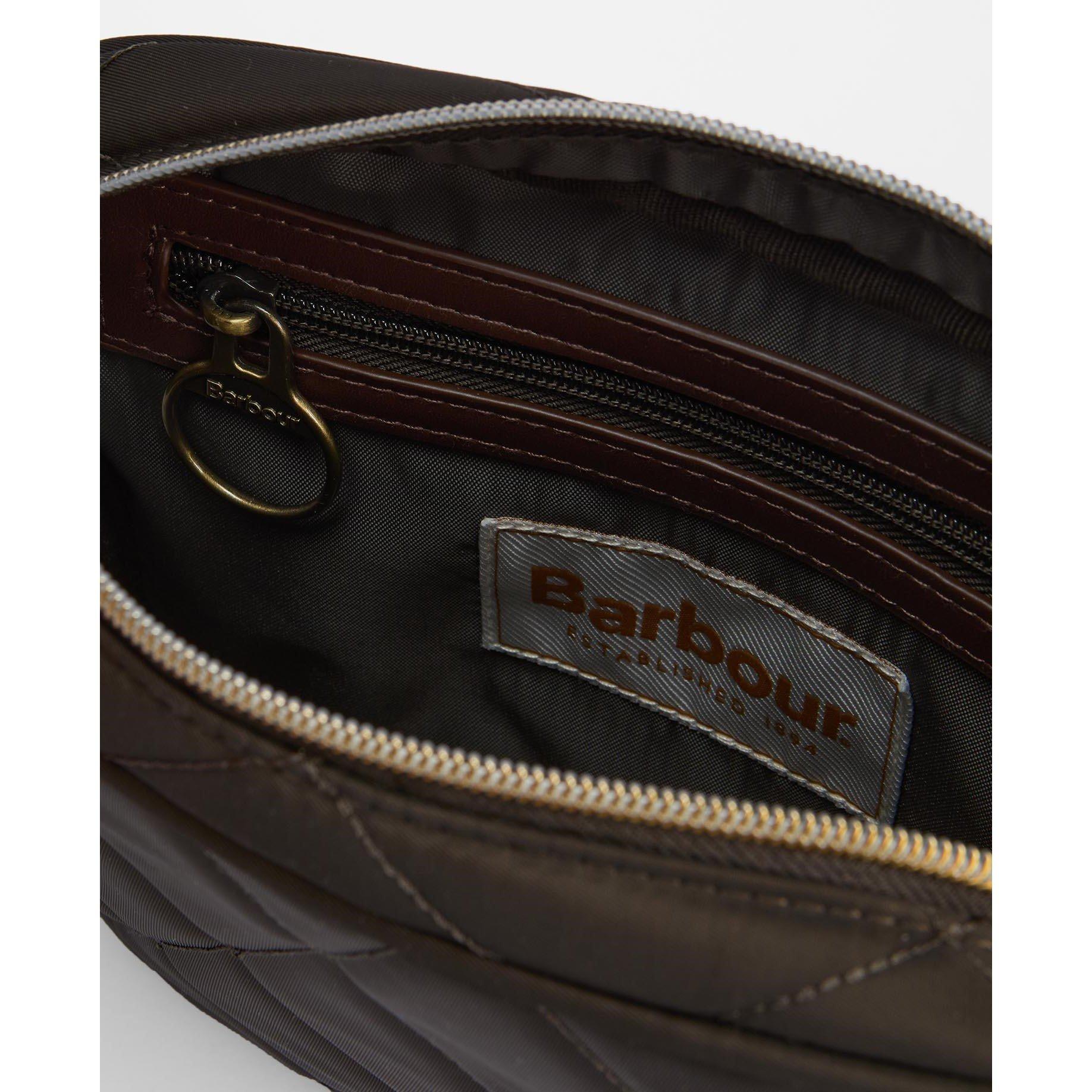 Olive - Barbour - Women's Quilted Crossbody Bag - 7