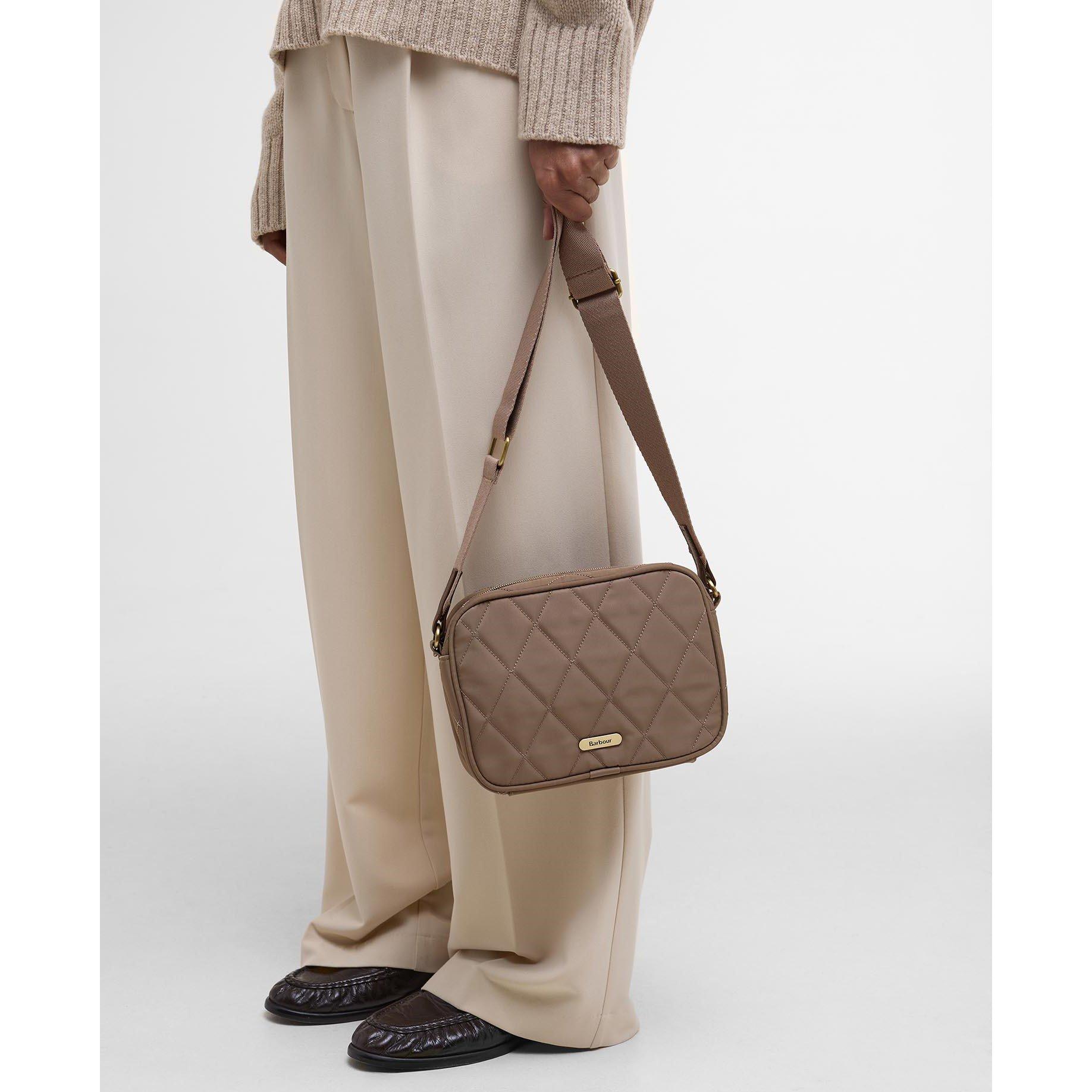 New Sand - Barbour - Quilted Crossbody Bag - 8