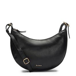 Barbour Laire Leather Half-Moon Bag