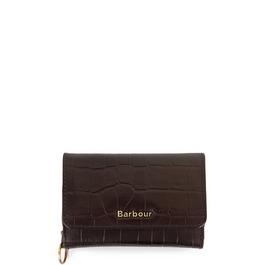 Barbour Faux Croc French Purse