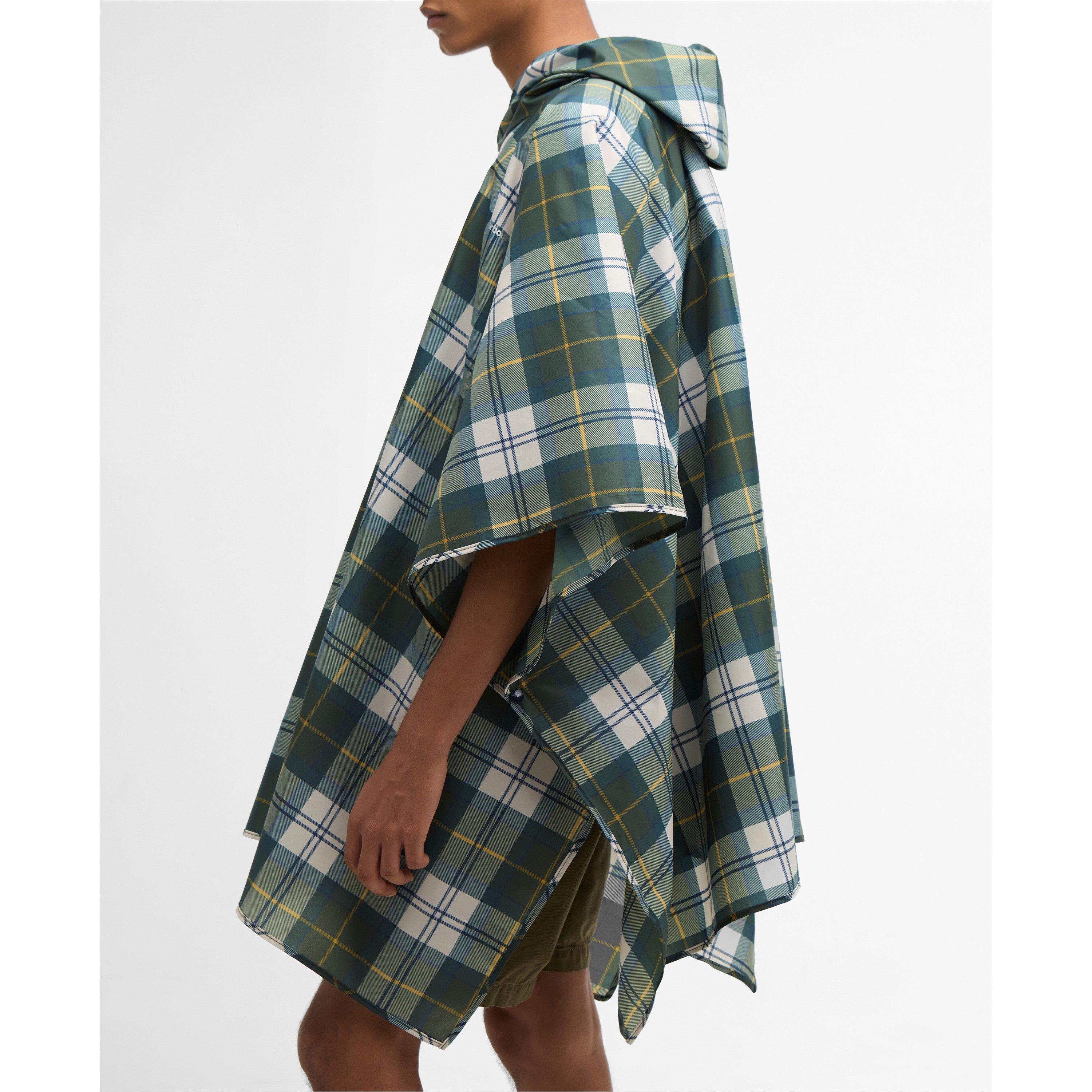 Ancient Tartan - Barbour - Men's Tartan Water Resistant Hooded Poncho - 4