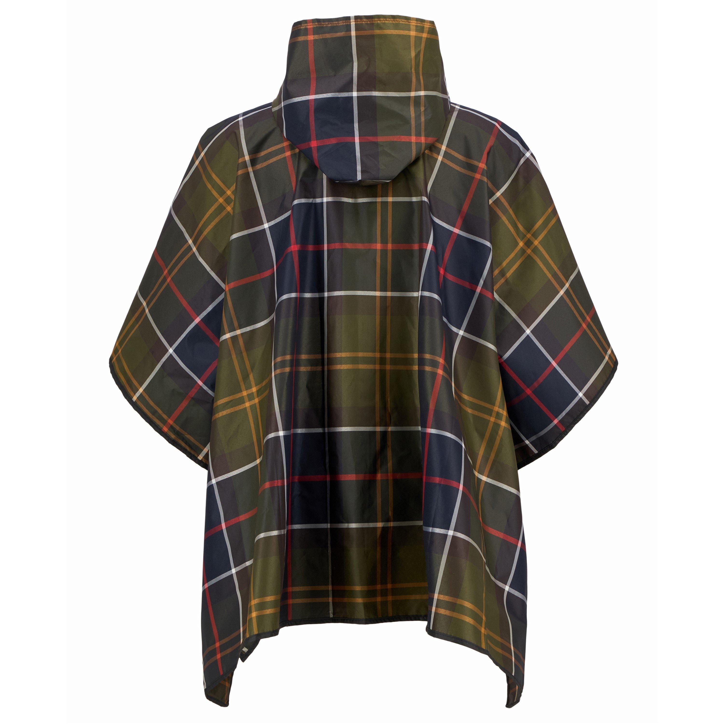 Classic Tartan - Barbour - Men's Tartan Water Resistant Hooded Poncho - 2