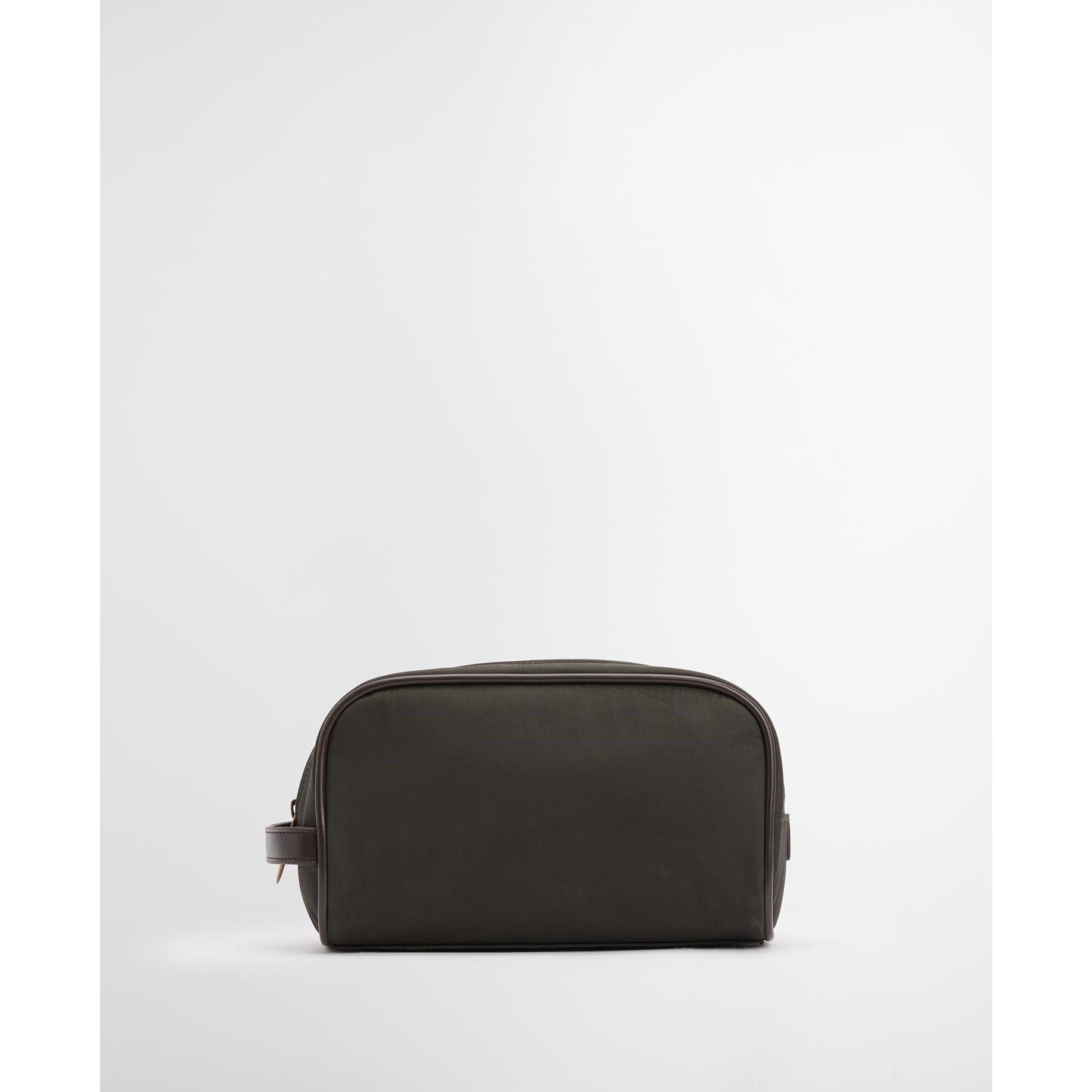 Olive/Beacon - Barbour - Men's Wax Wash Bag - 2