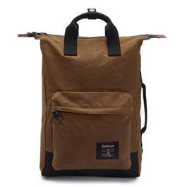 Barbour Field Waxed Backpack