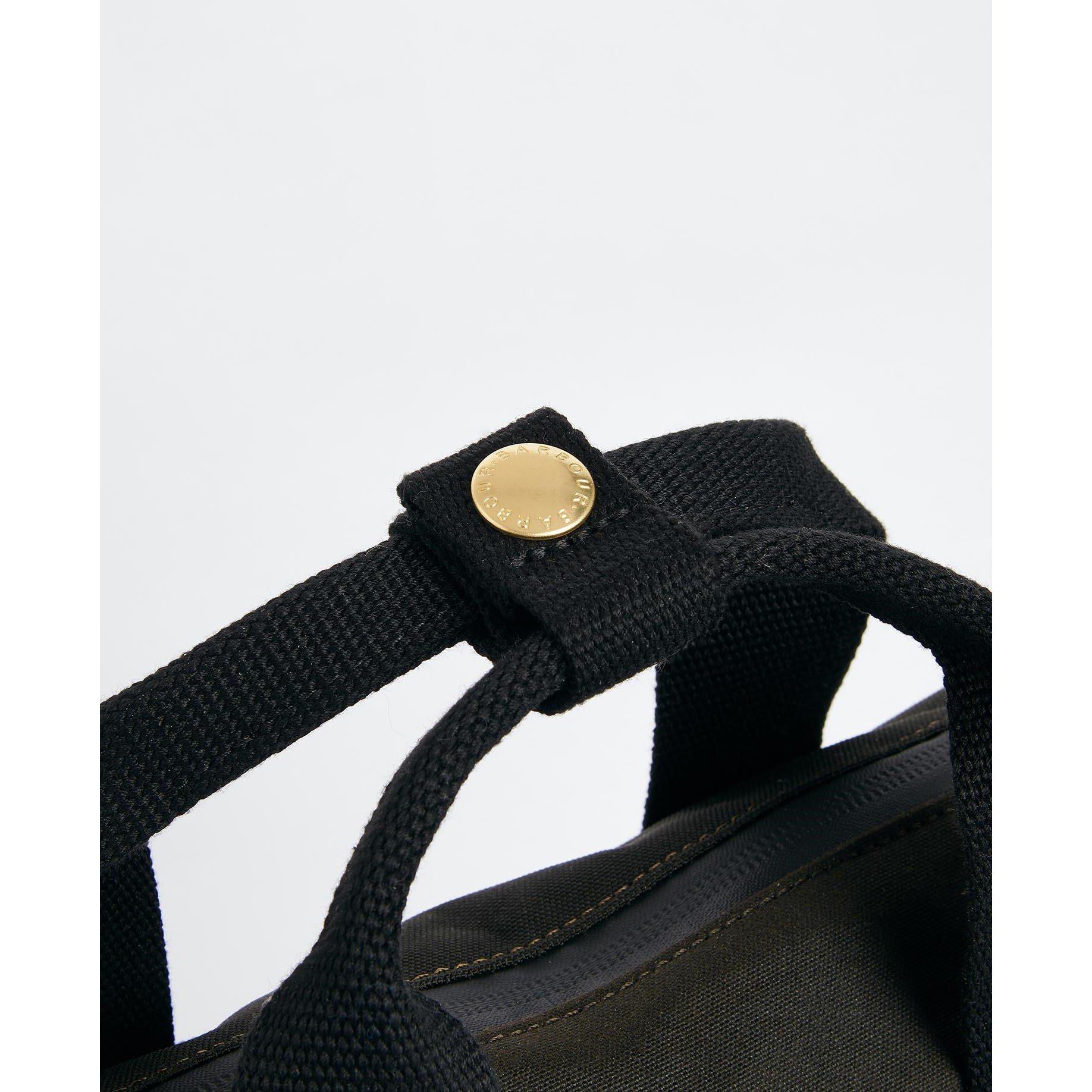 Olive/Black - Barbour - Field Waxed Backpack - 5