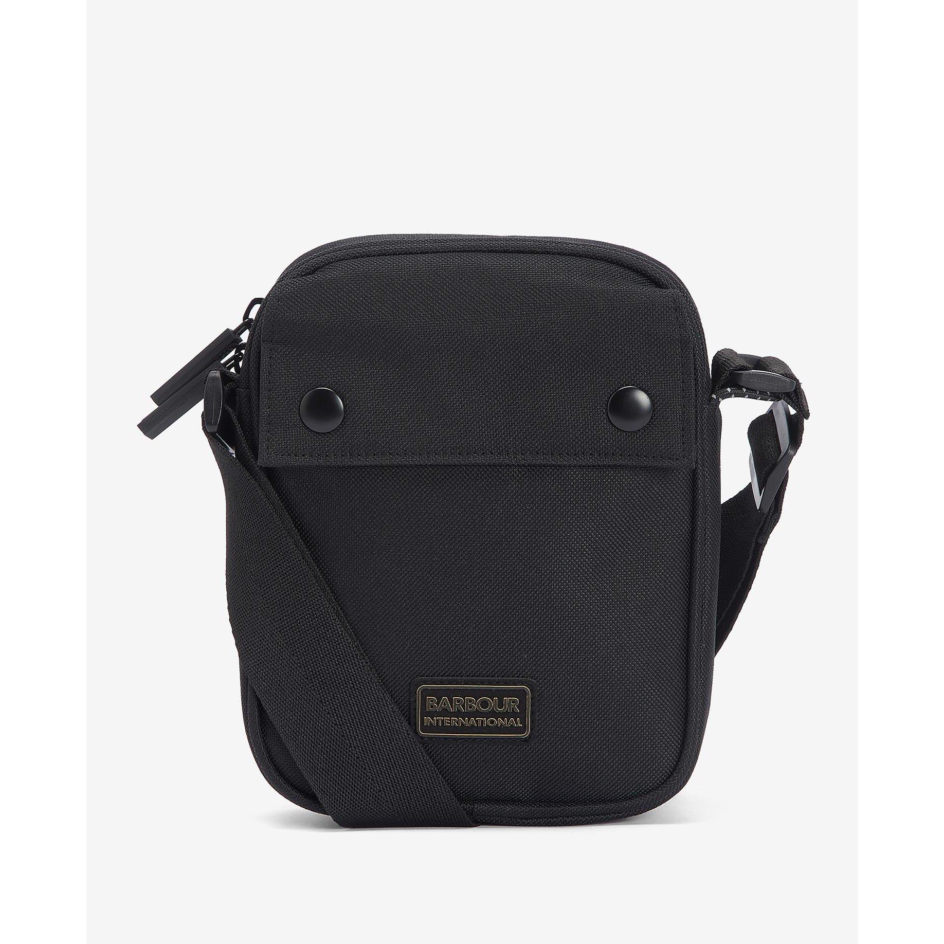 Black BK11 - Barbour International - Knockhill Essential Crossbody Bag - 1