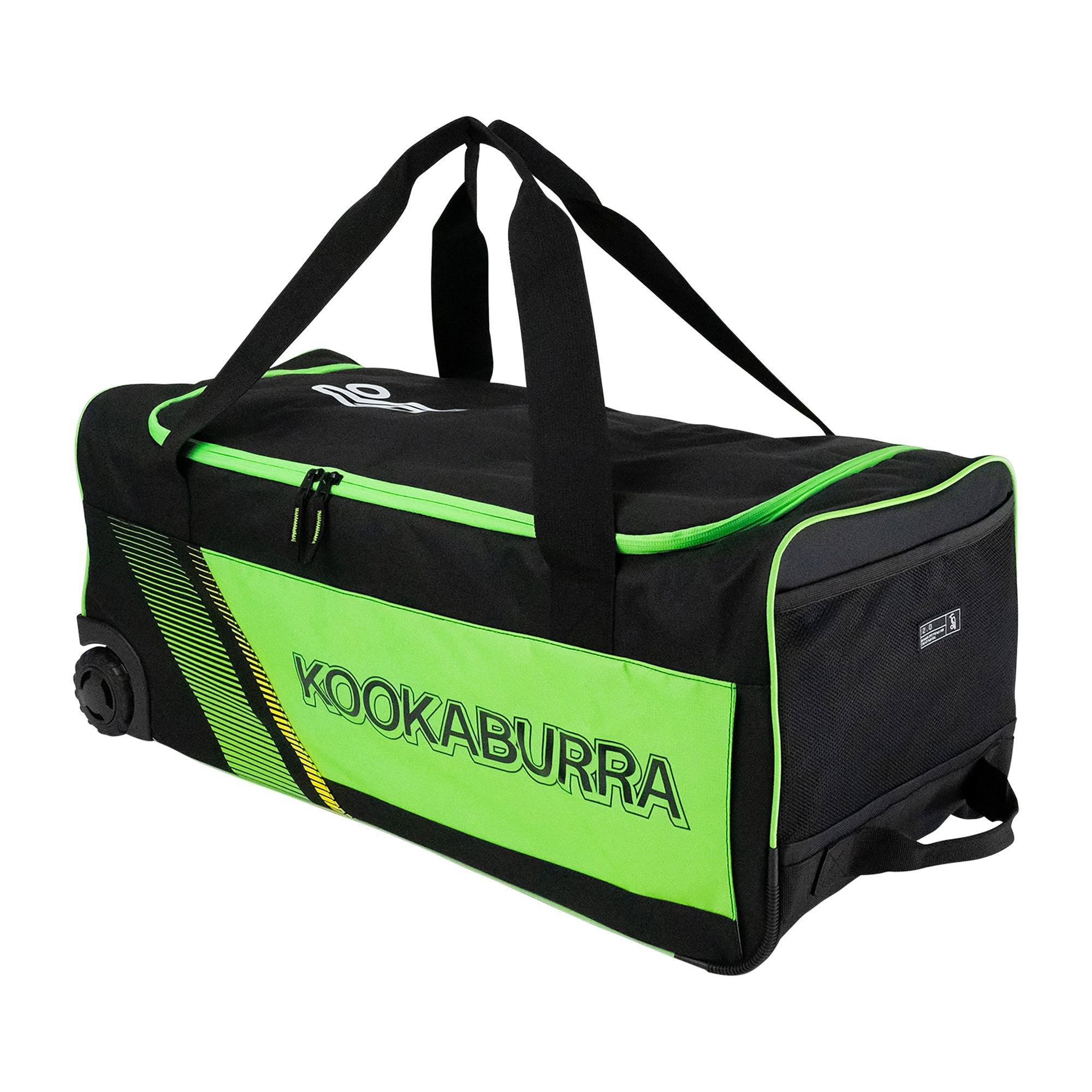 Negro/Verde - Kookaburra Sport - Kookaburra 2.0 Wheelie Bag - 1
