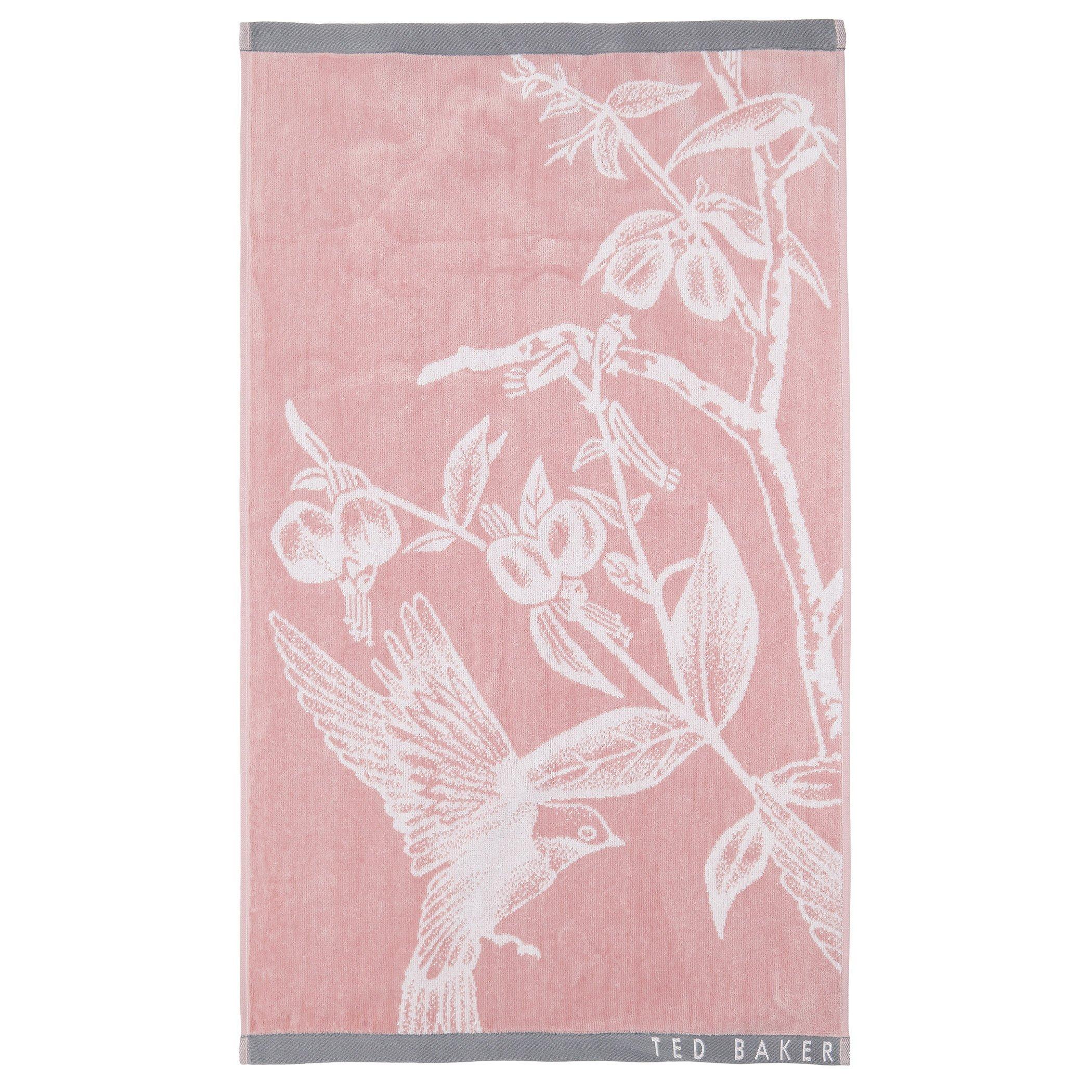 Pink - Ted Baker Home - Botanical Birds Towel - 1