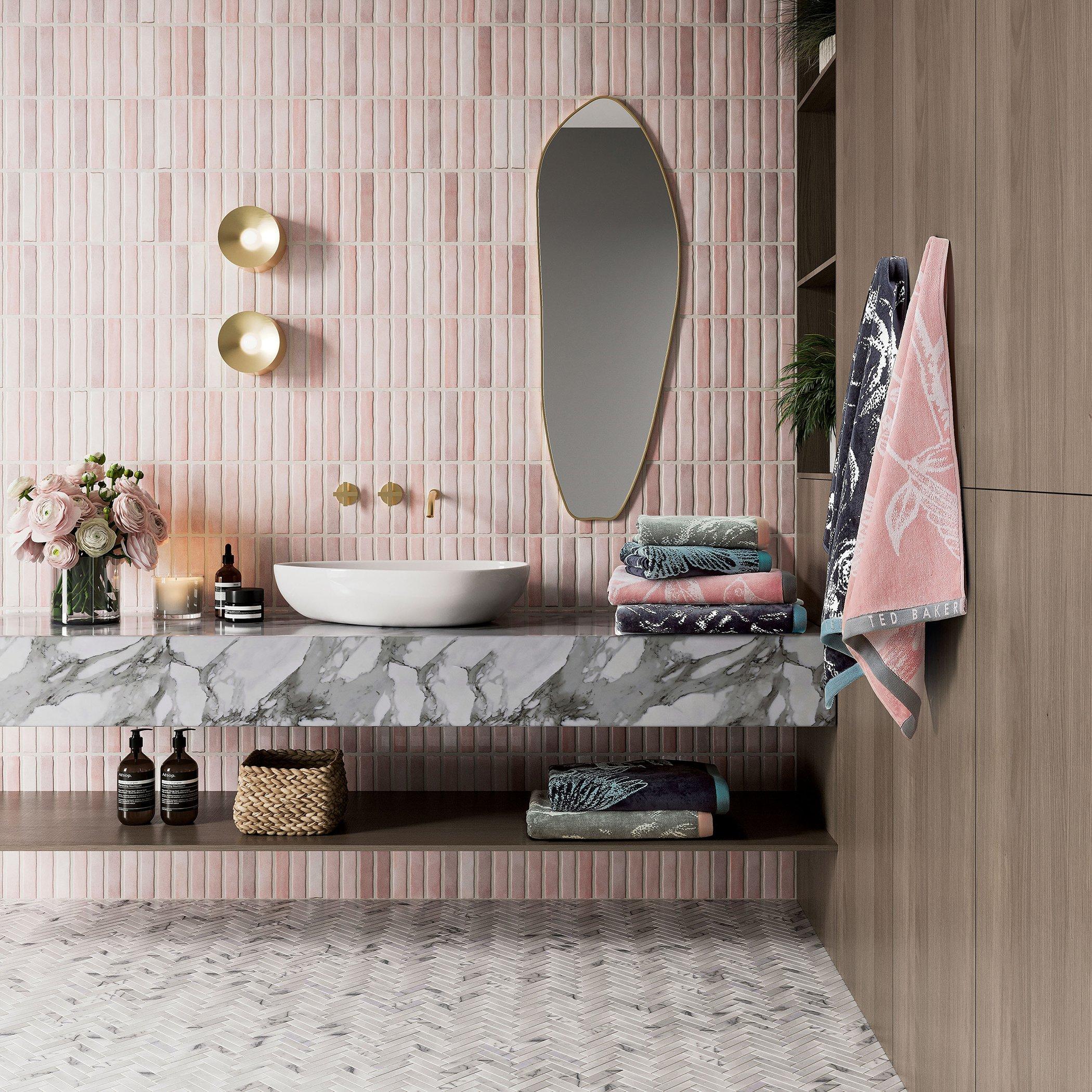 Pink - Ted Baker Home - Botanical Birds Towel - 2