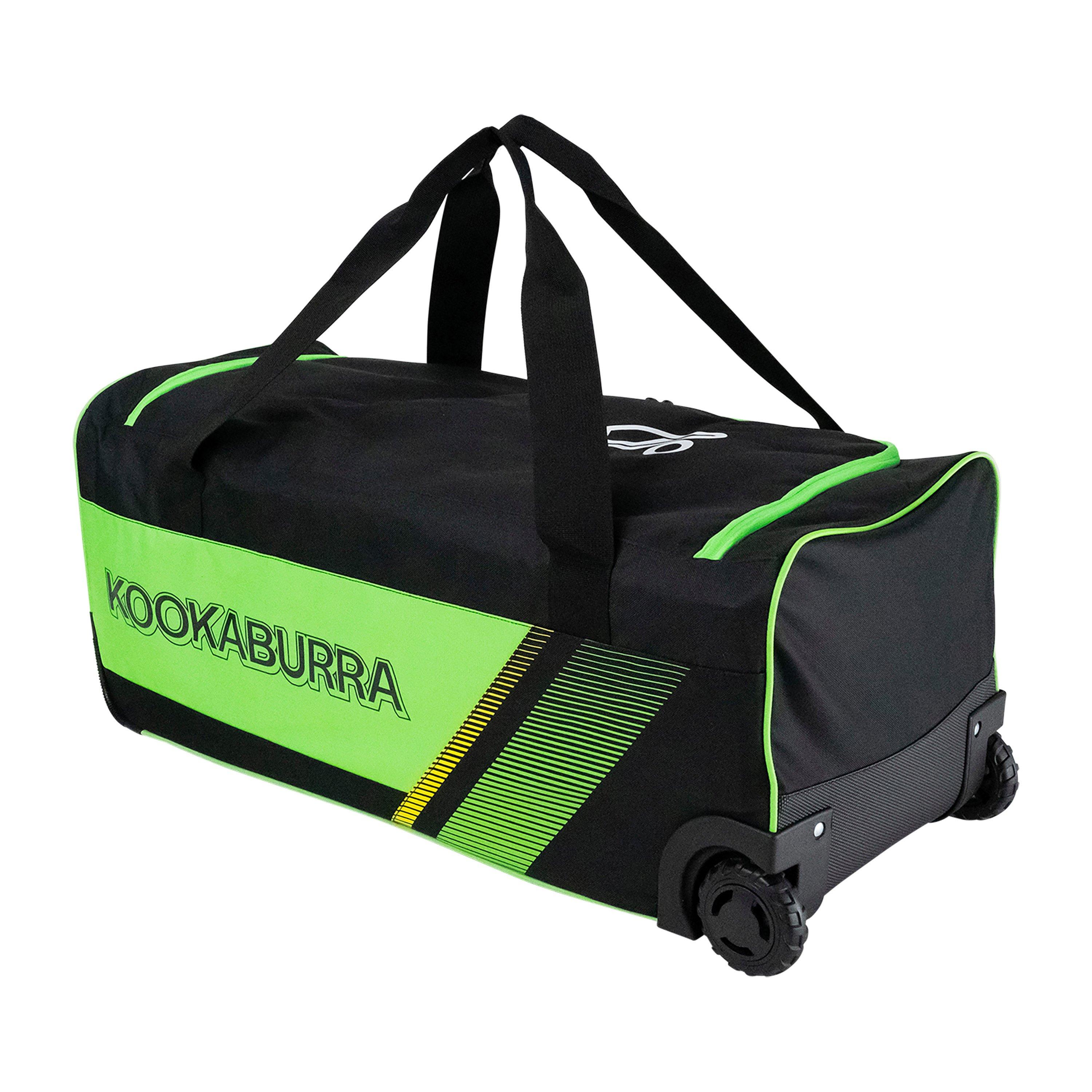 Black/Green - Kookaburra Sport - Kookaburra 2.0 Cricket Wheelie Bag - 2