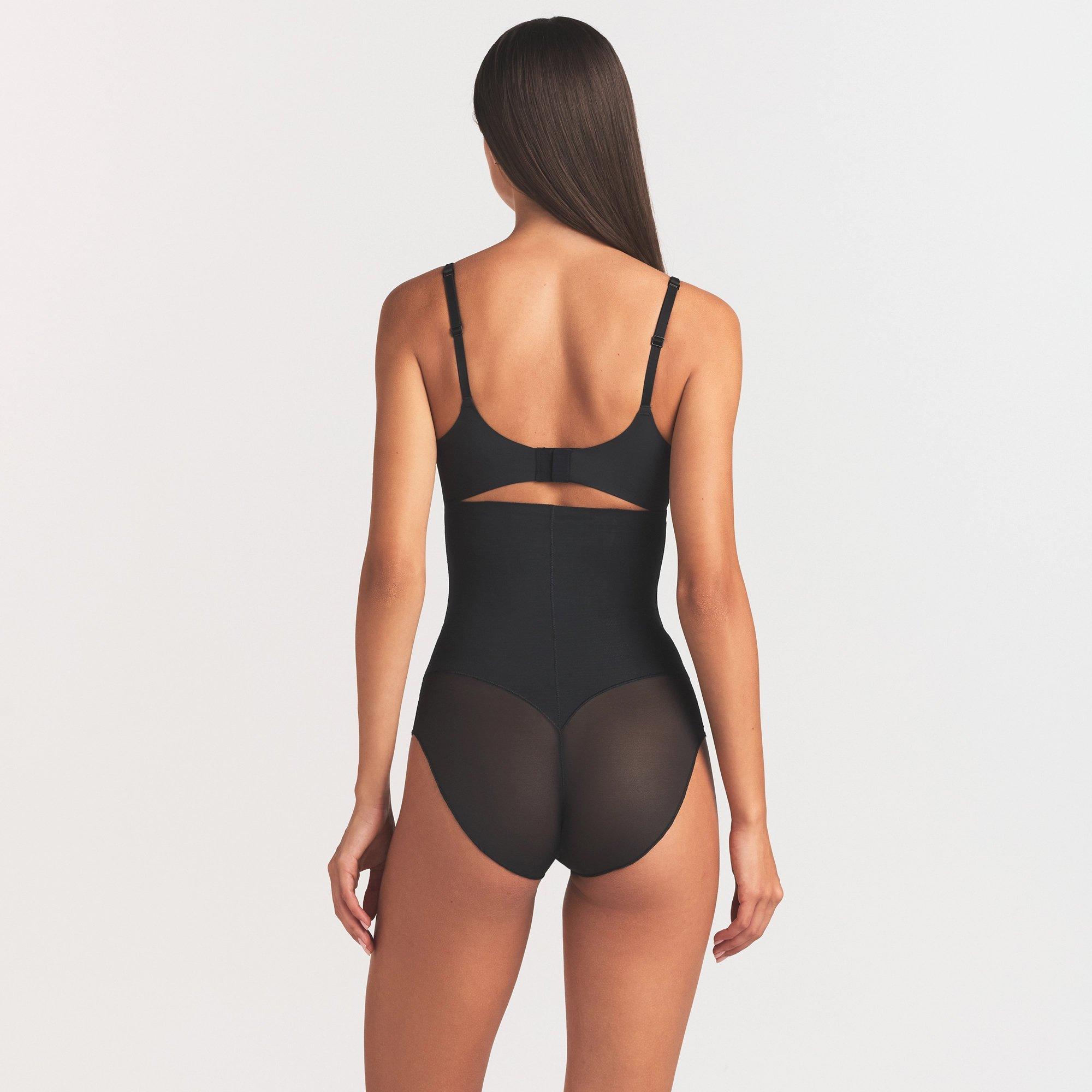 ONYX - SKIMS - Women's Power Mesh High-Waisted Brazilian Brief - 3