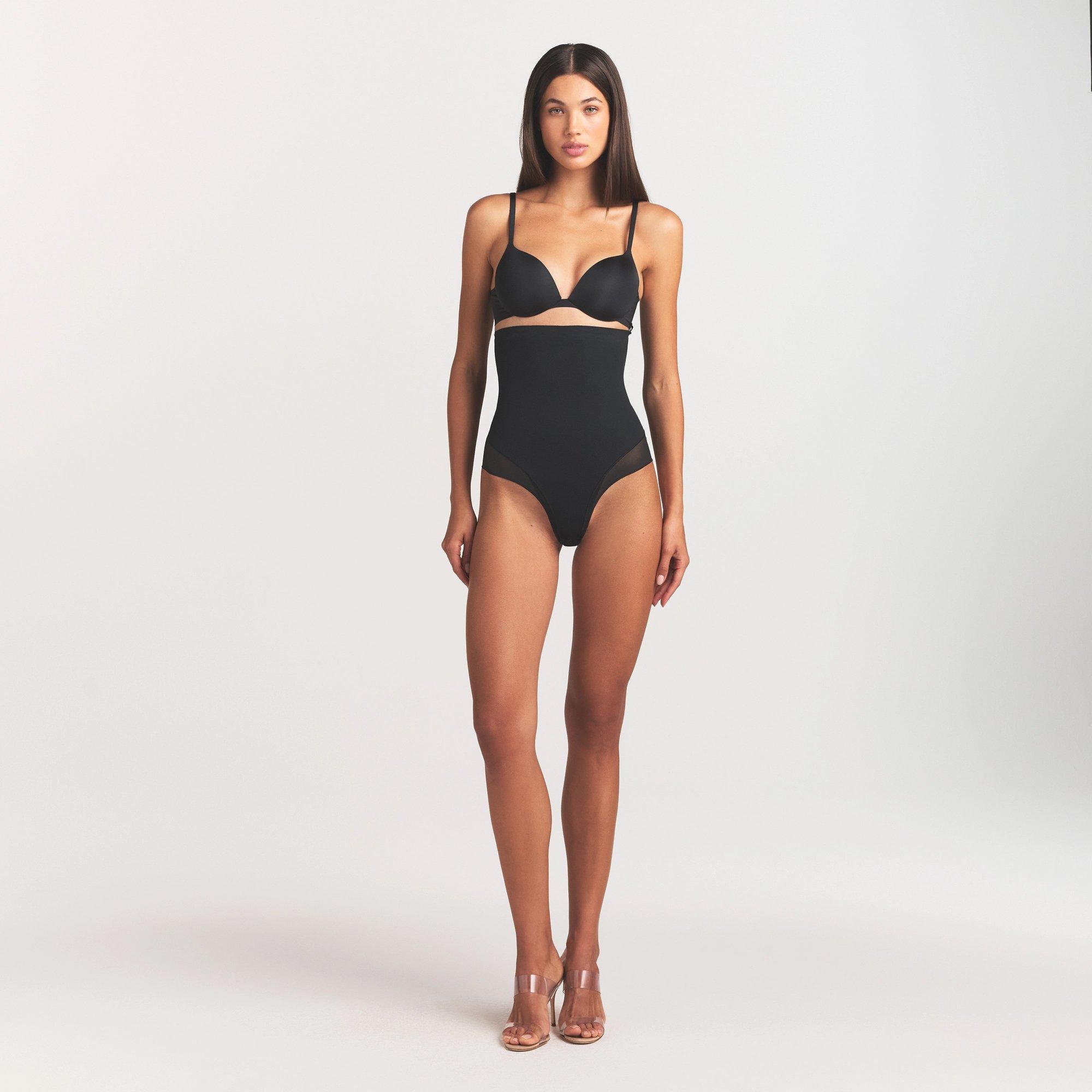 ONYX - SKIMS - Women's Power Mesh High-Waisted Brazilian Brief - 5