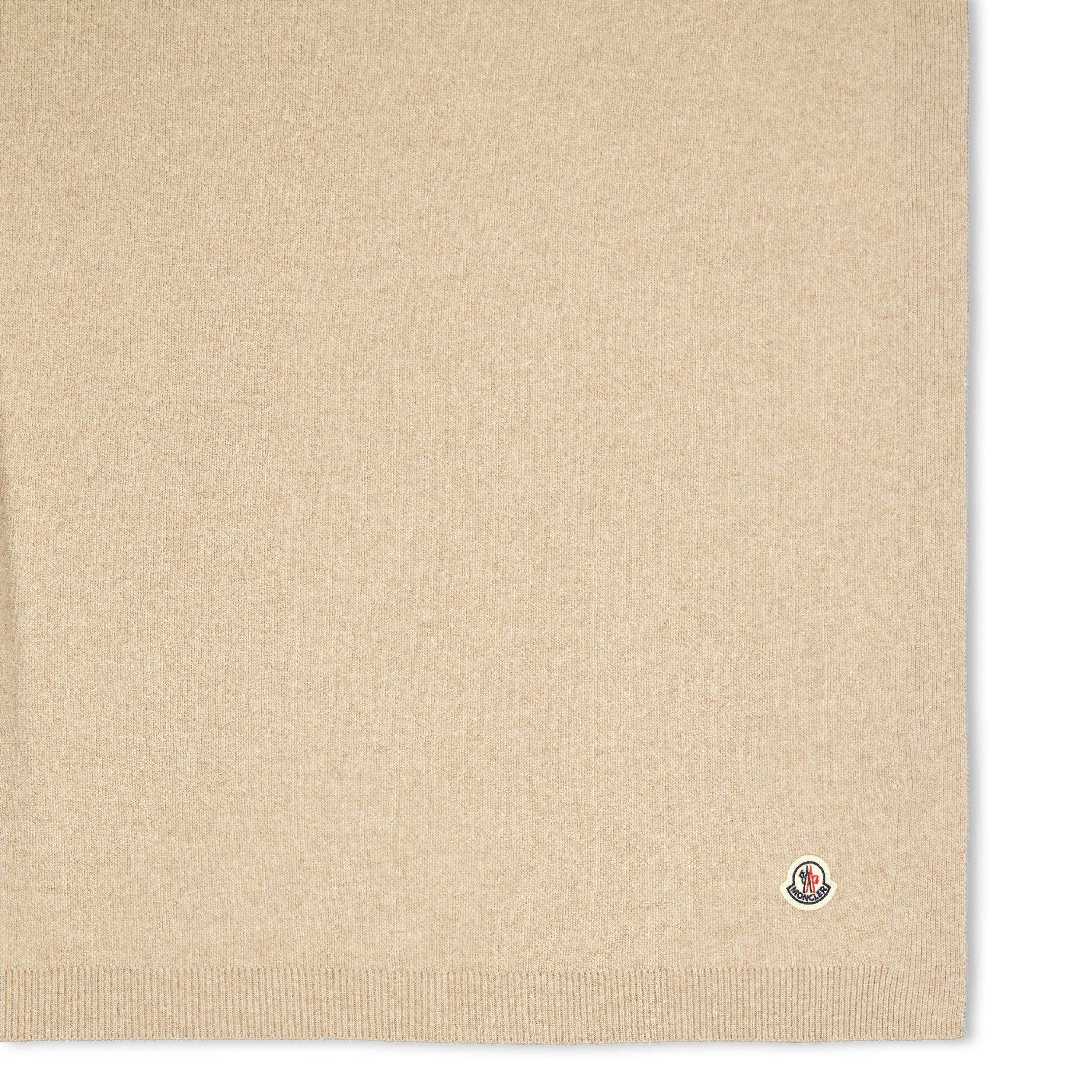 Beige 21E - Moncler - Moncler Logo Blanket Bb64 - 3