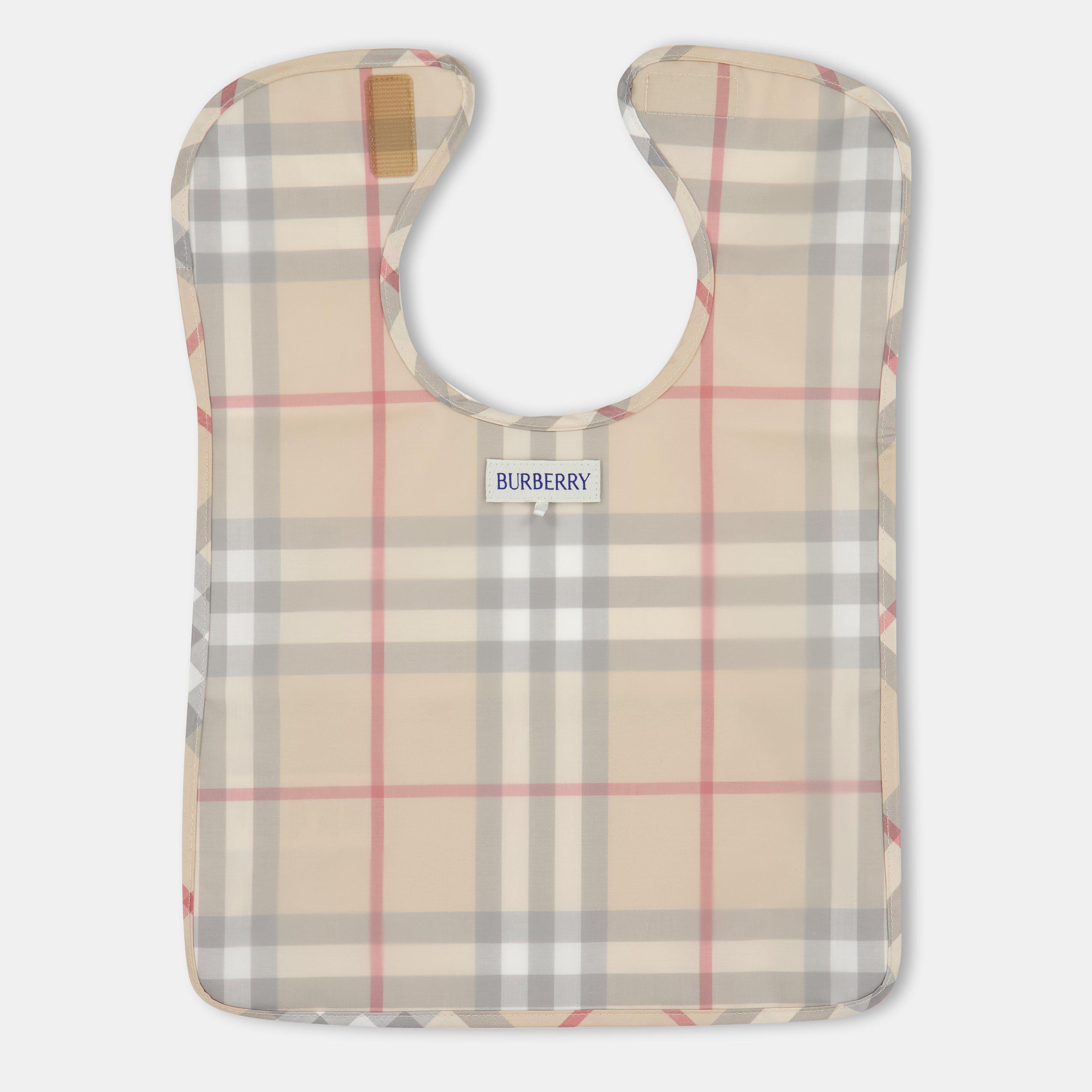 Beige A2205 - Burberry - Unisex Kids Baby Bibs - 2