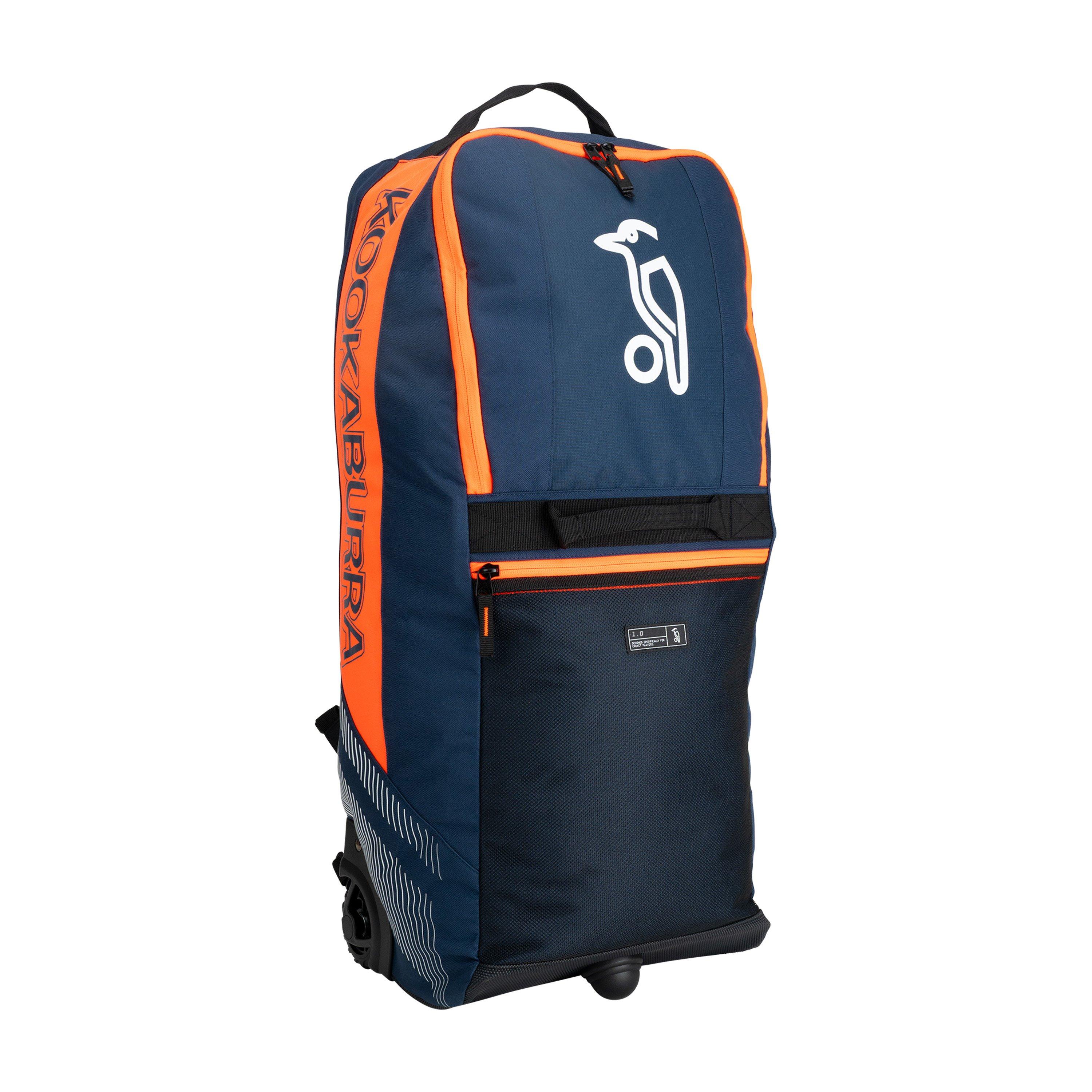 Blue/Orange - Kookaburra Sport - Kookaburra 1.0 Cricket Wheelie Duffle Bag - 1