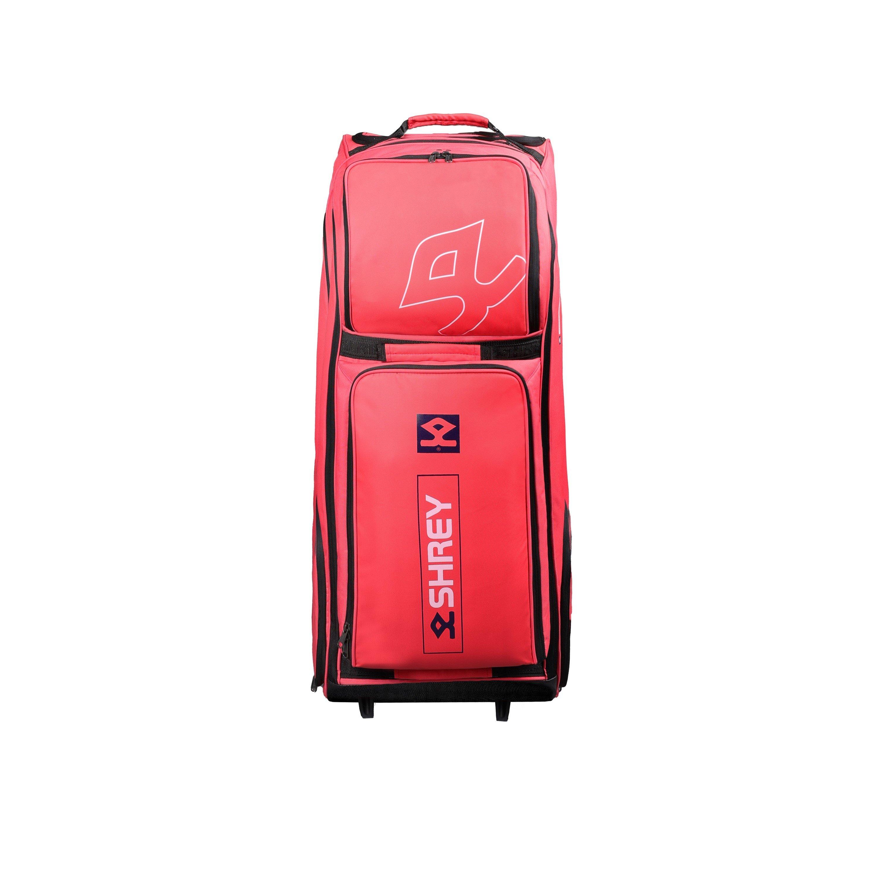 Radiant Red - Shrey - Legacy Wheelie 150 Holdall - 1
