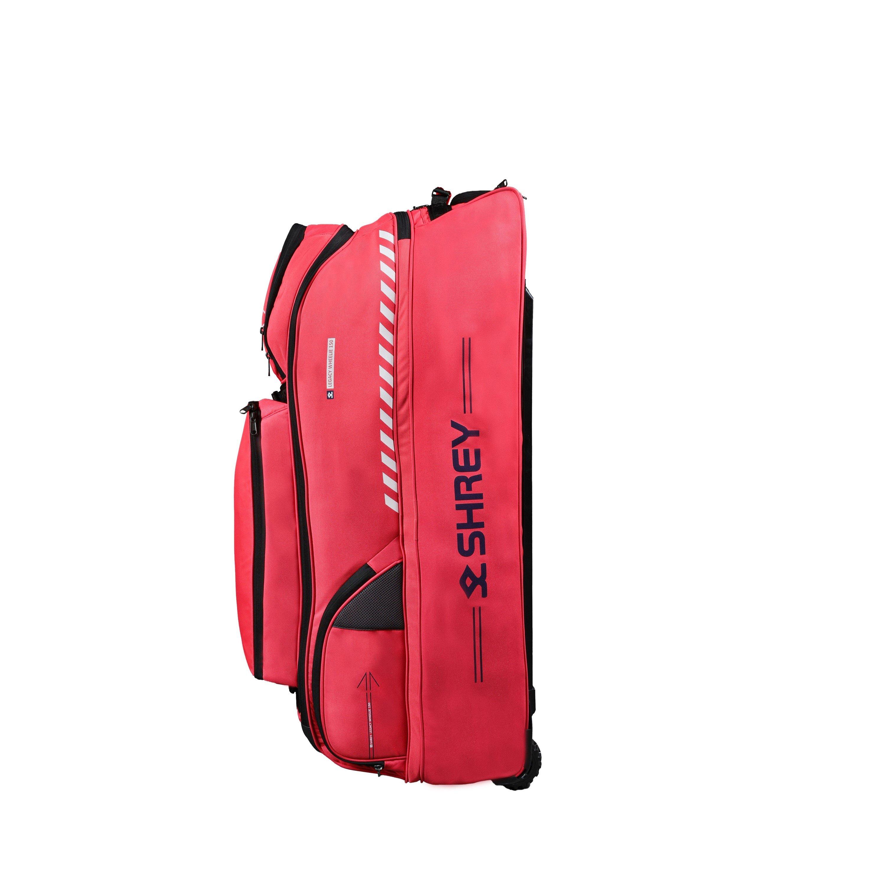 Radiant Red - Shrey - Legacy Wheelie 150 Holdall - 2