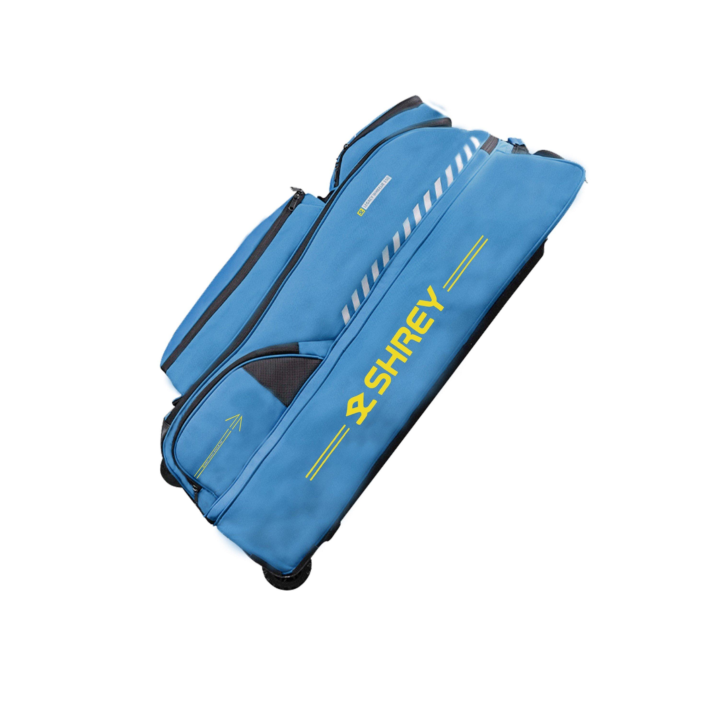 Brittany Blue - Shrey - Legacy Wheelie 150 Holdall - 4