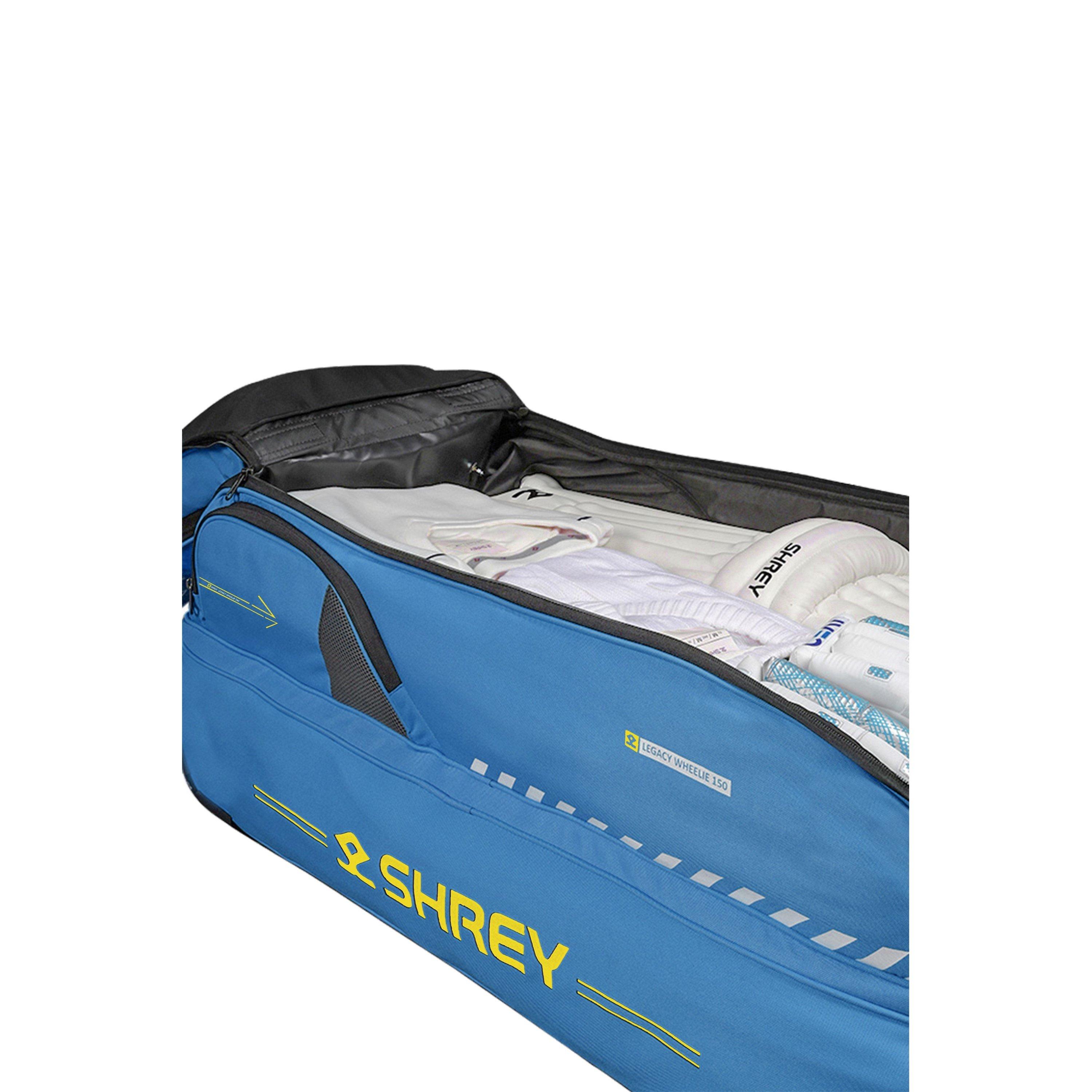 Brittany Blue - Shrey - Legacy Wheelie 150 Holdall - 6