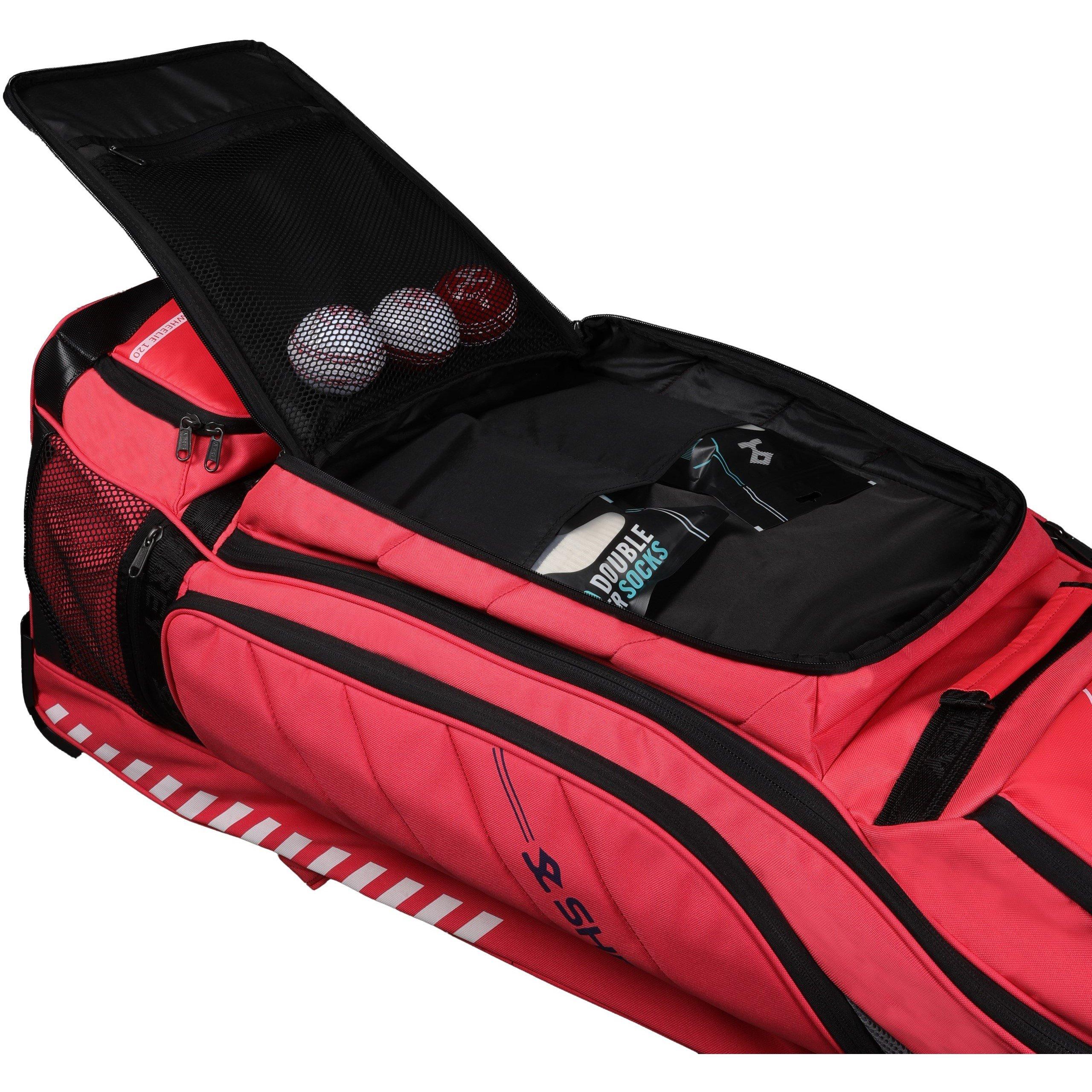 Radiant Red - Shrey - Legacy Duffle Wheelie 120 62 - 5