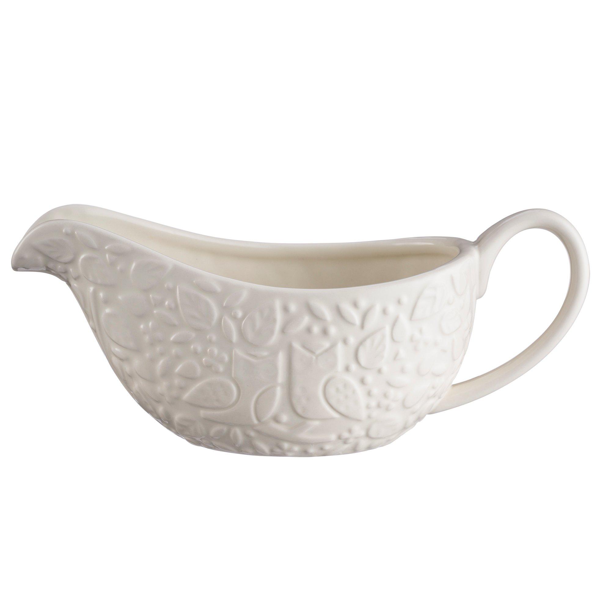 White - Mason Cash - In The Forest Gravy Boat - 1