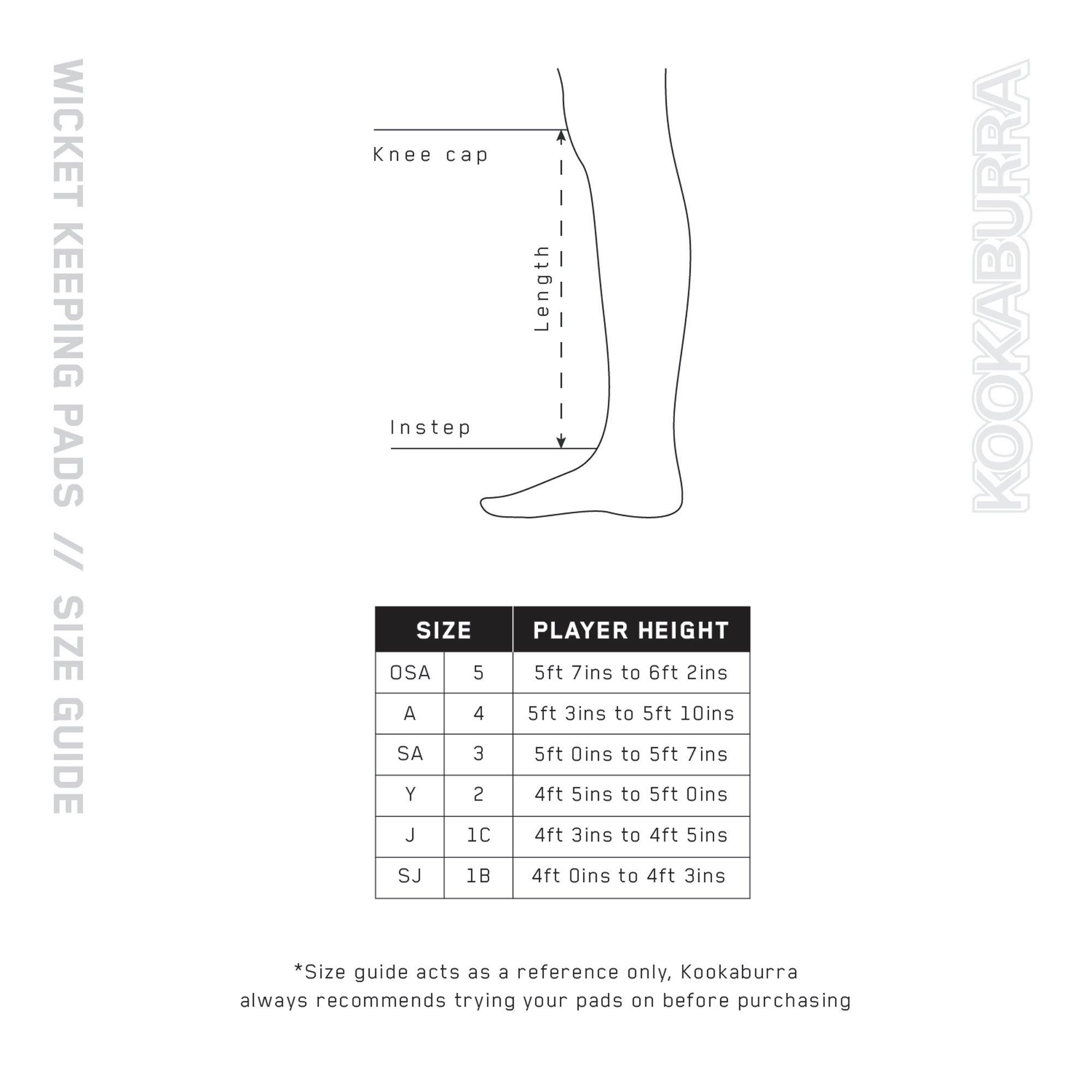 Voksne - Kookaburra Sport - Kookaburra 750 Wicket Keeping Pads - Adult - 6