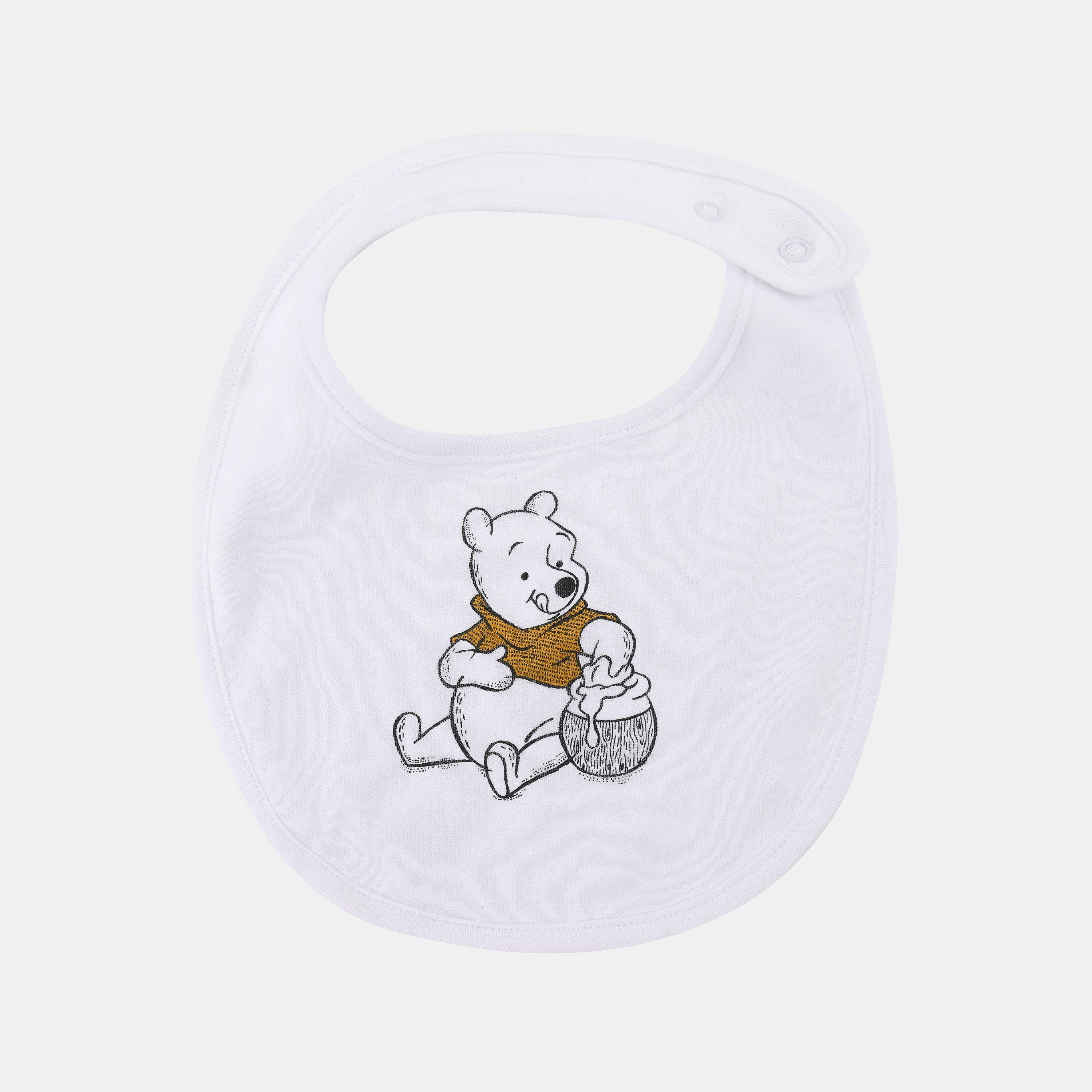 Winnie - Character - Disney Cotton 5 Pack Baby Bibs - 2