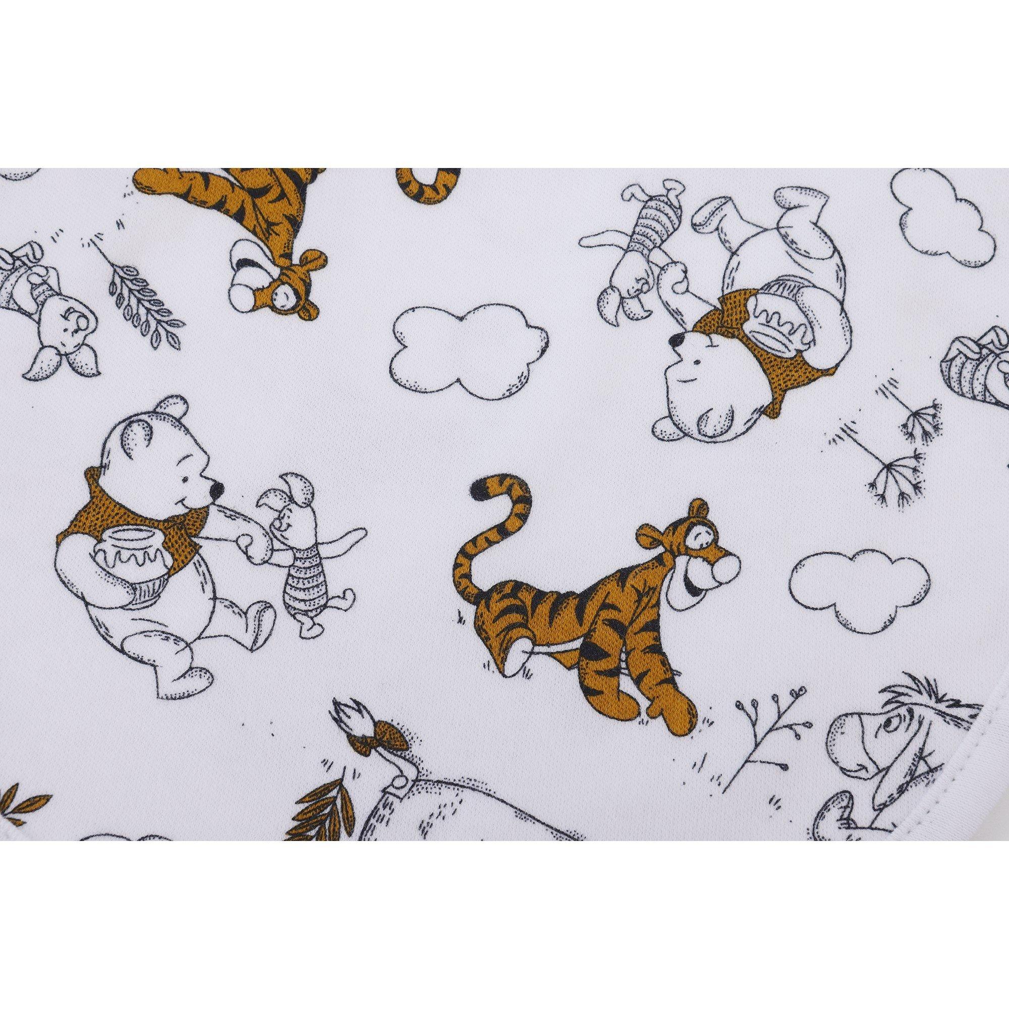 Winnie - Character - Disney Cotton 5 Pack Baby Bibs - 10
