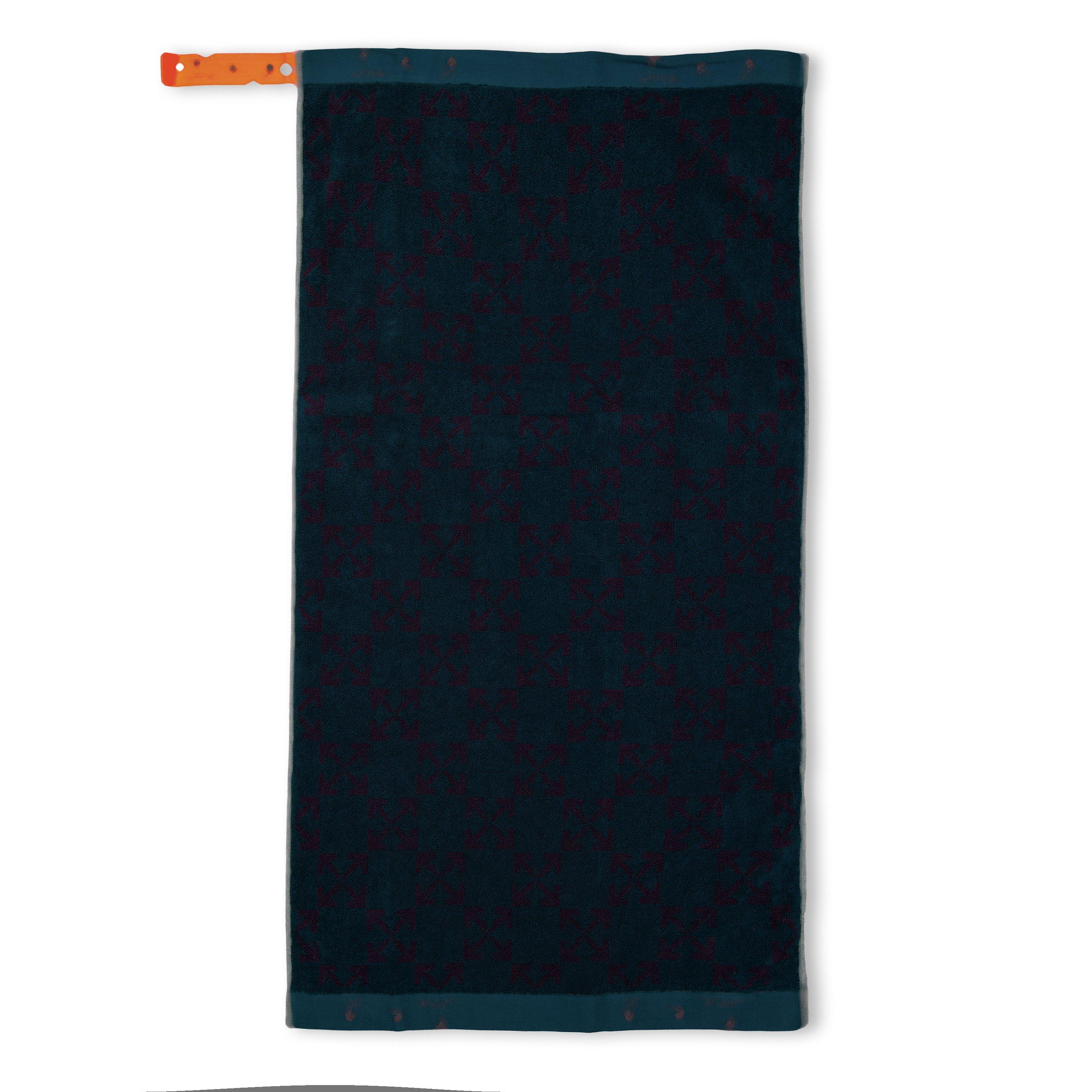 Aubergine - Off White - Towels - 2